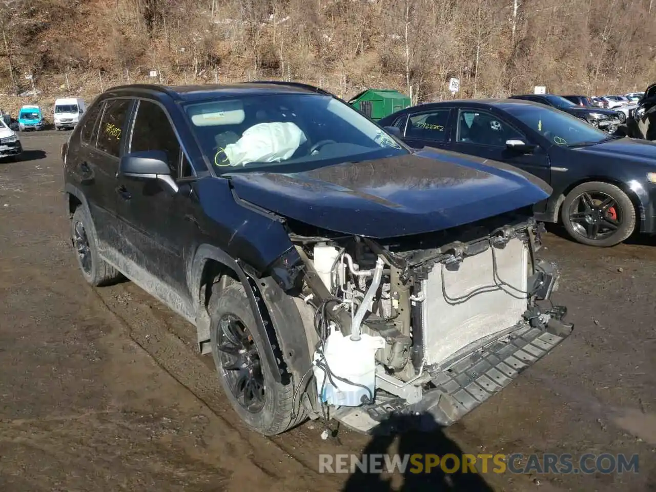 1 Photograph of a damaged car 2T3F1RFV1LW099278 TOYOTA RAV4 2020