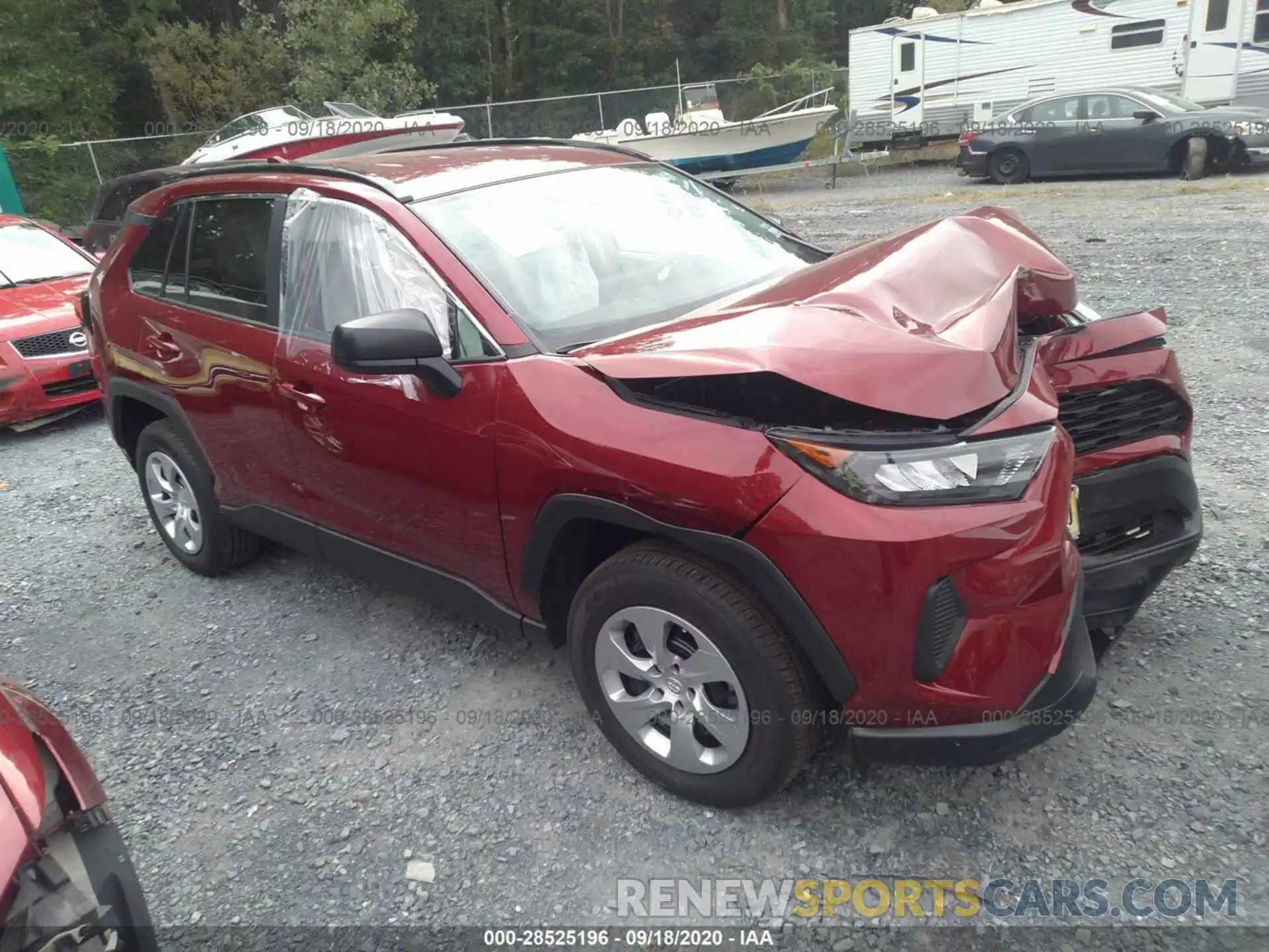 1 Photograph of a damaged car 2T3F1RFV1LW107721 TOYOTA RAV4 2020