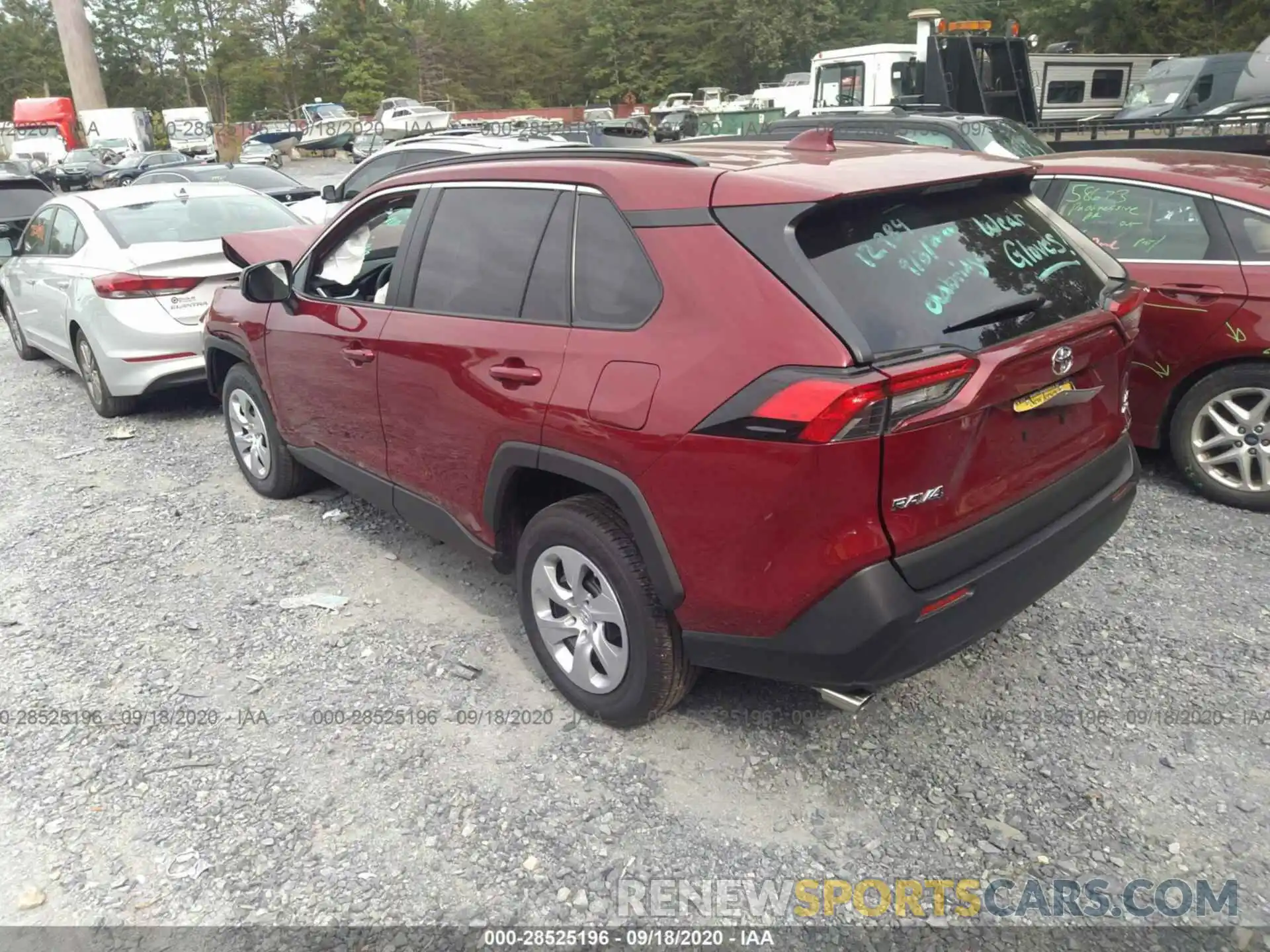 3 Photograph of a damaged car 2T3F1RFV1LW107721 TOYOTA RAV4 2020