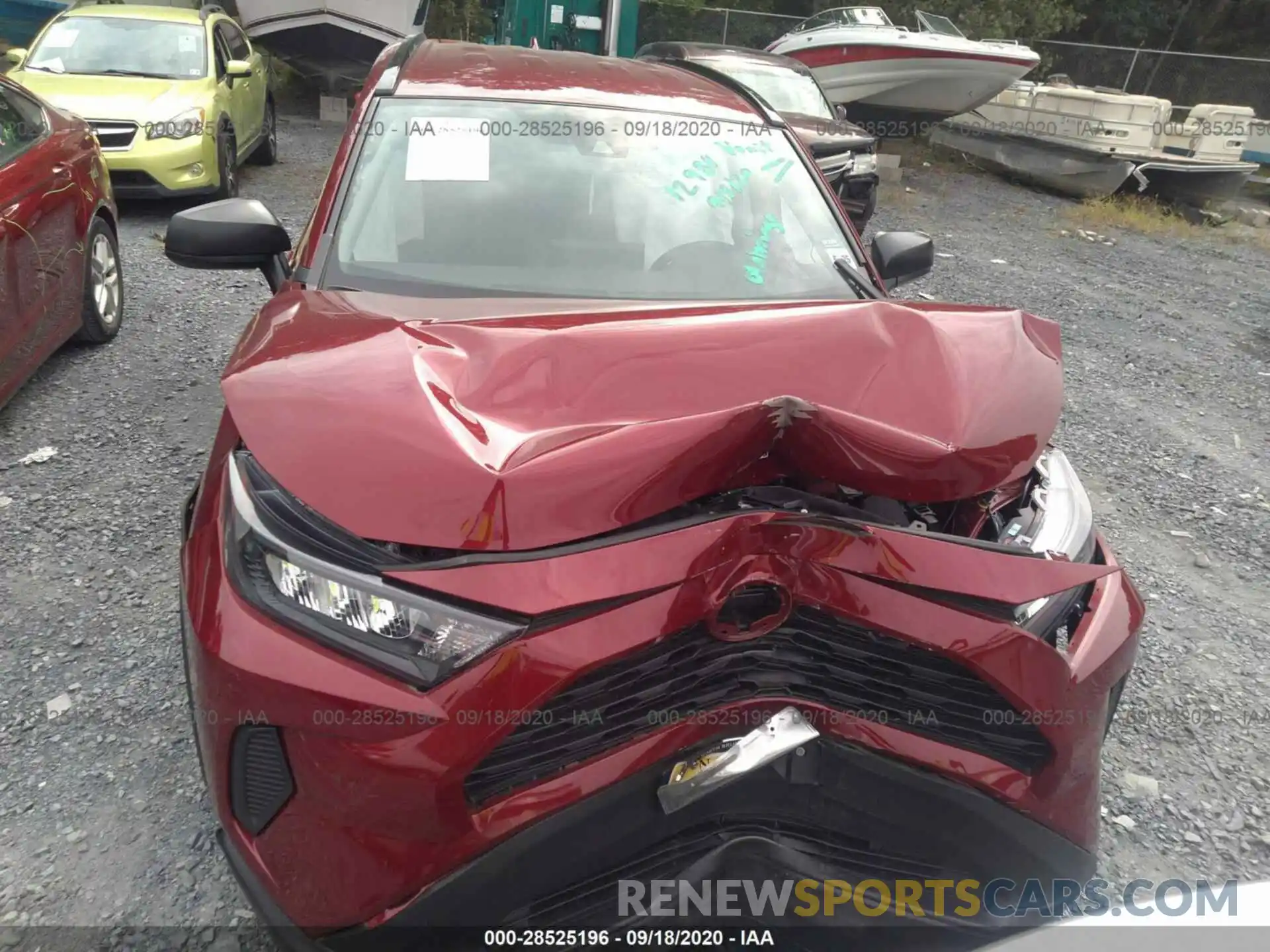 6 Photograph of a damaged car 2T3F1RFV1LW107721 TOYOTA RAV4 2020