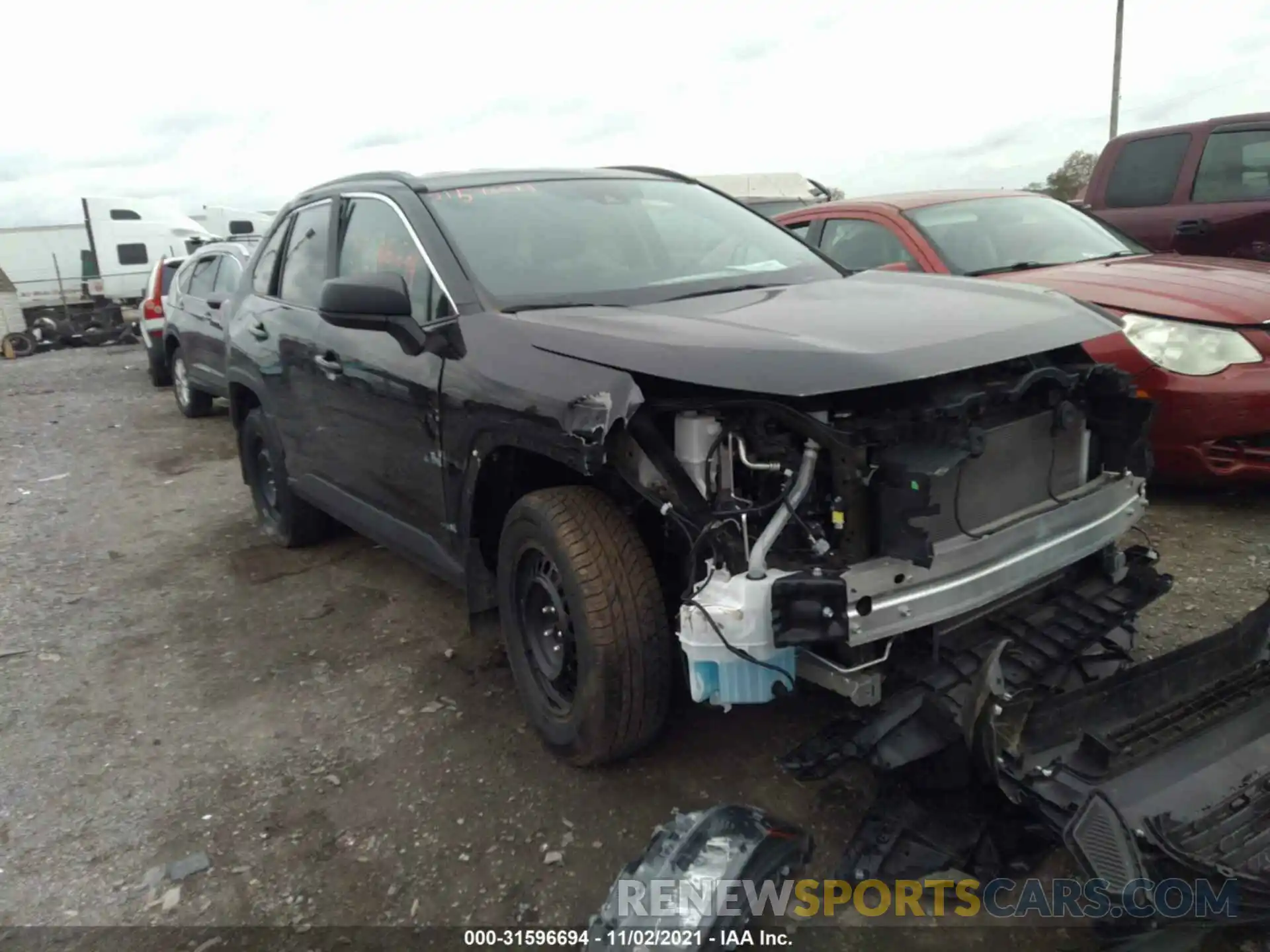 1 Photograph of a damaged car 2T3F1RFV1LW116239 TOYOTA RAV4 2020