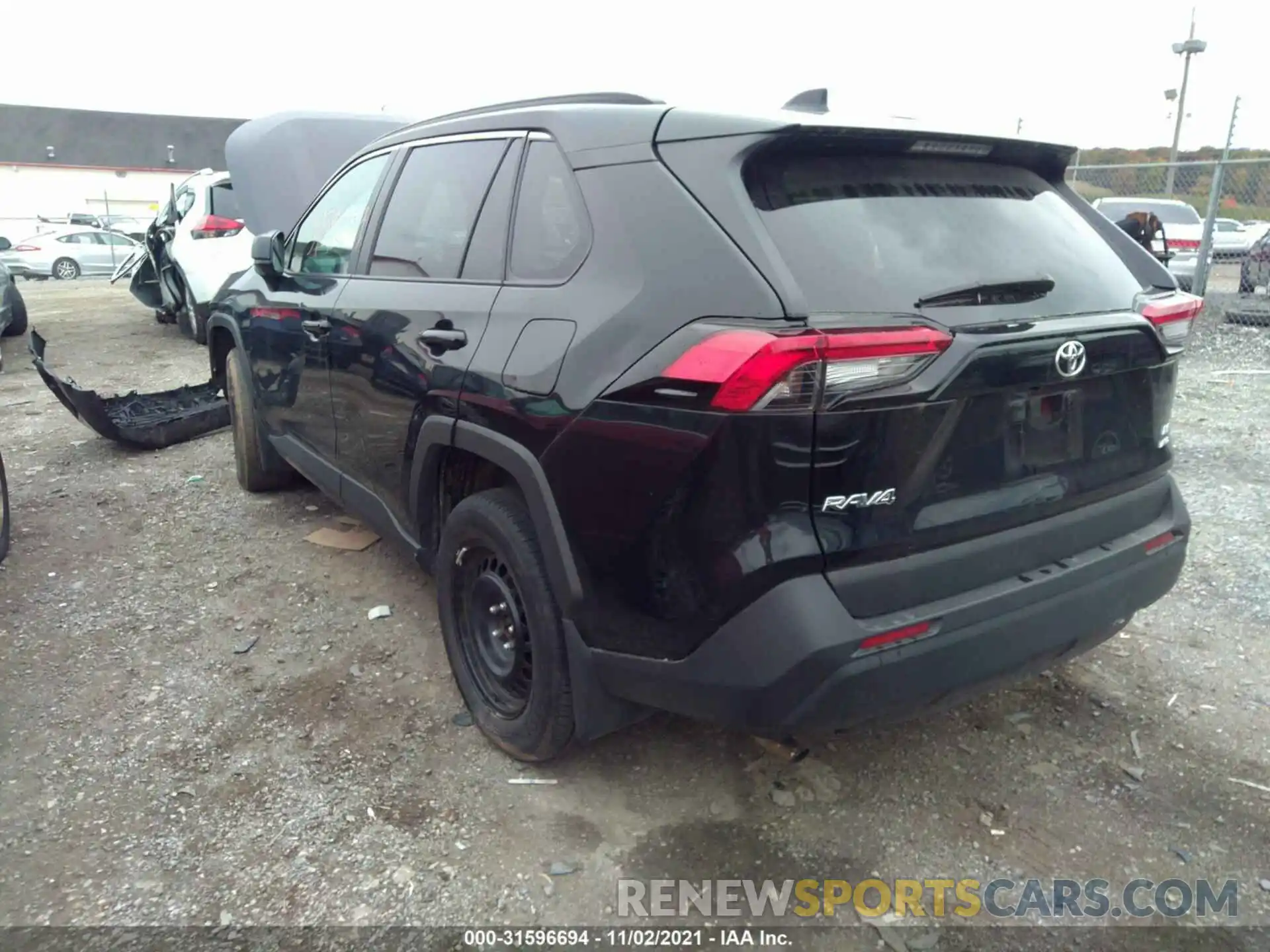 3 Photograph of a damaged car 2T3F1RFV1LW116239 TOYOTA RAV4 2020