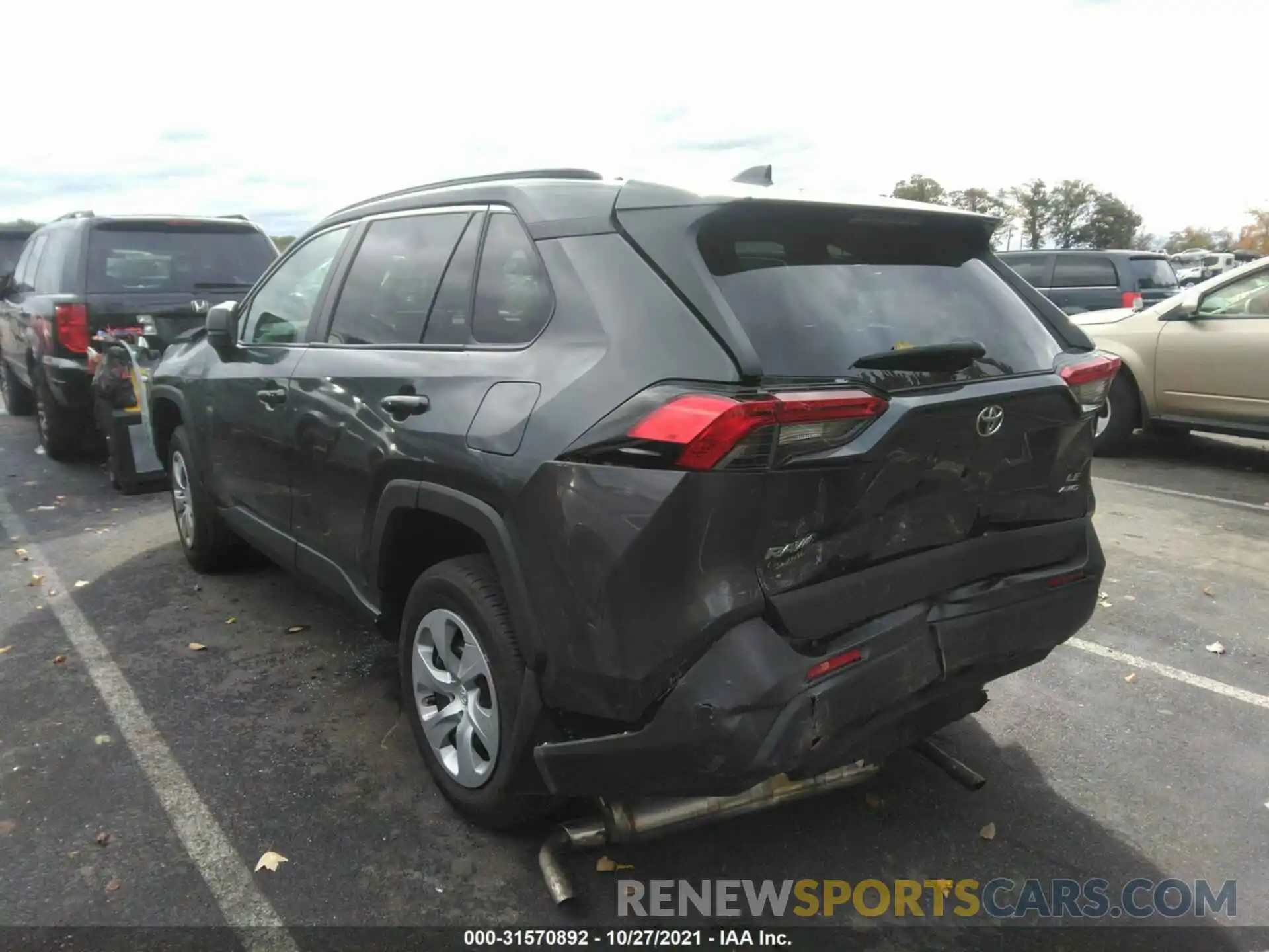 3 Photograph of a damaged car 2T3F1RFV1LW116760 TOYOTA RAV4 2020