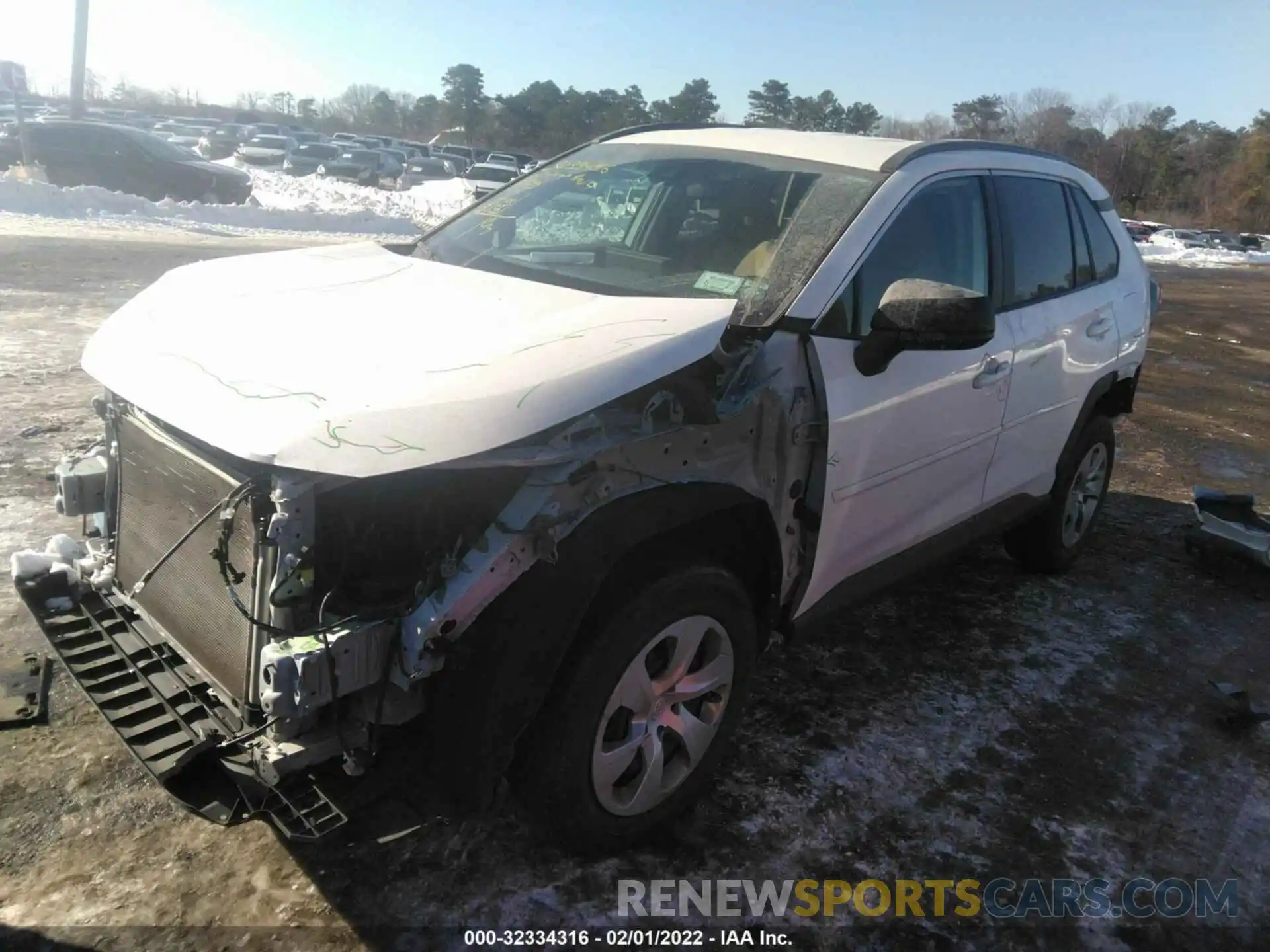 2 Photograph of a damaged car 2T3F1RFV2LC074911 TOYOTA RAV4 2020