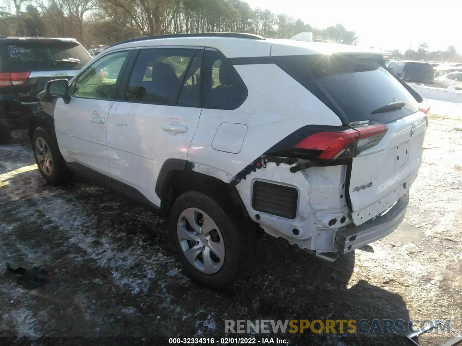 3 Photograph of a damaged car 2T3F1RFV2LC074911 TOYOTA RAV4 2020