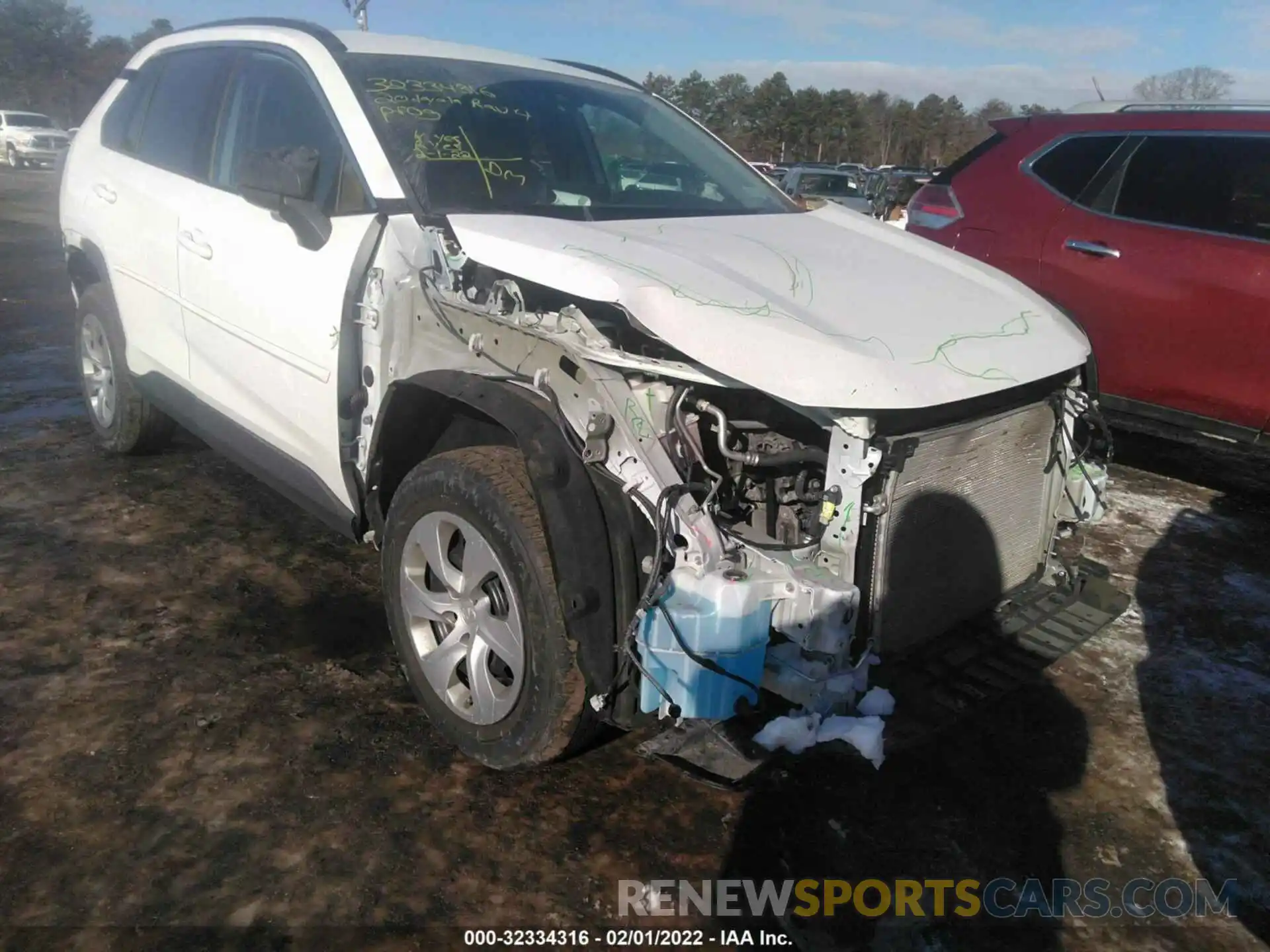 6 Photograph of a damaged car 2T3F1RFV2LC074911 TOYOTA RAV4 2020