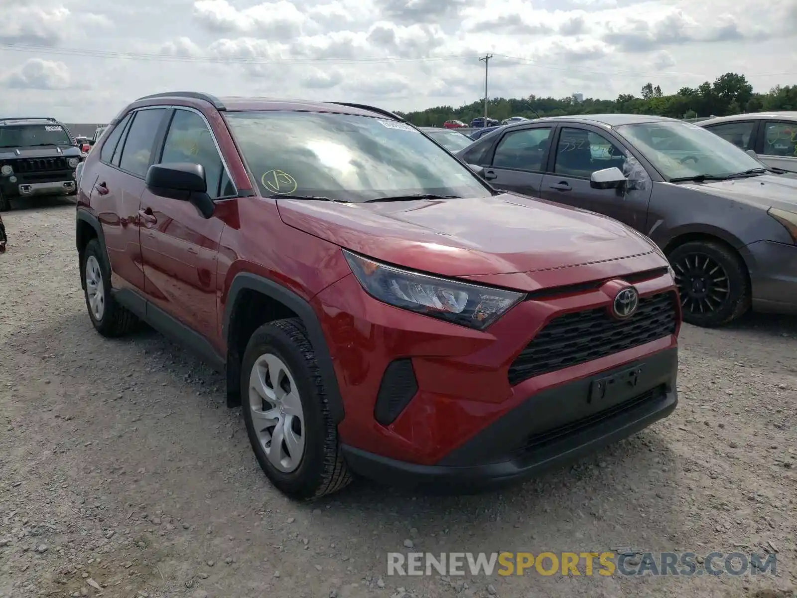 1 Photograph of a damaged car 2T3F1RFV2LC078280 TOYOTA RAV4 2020