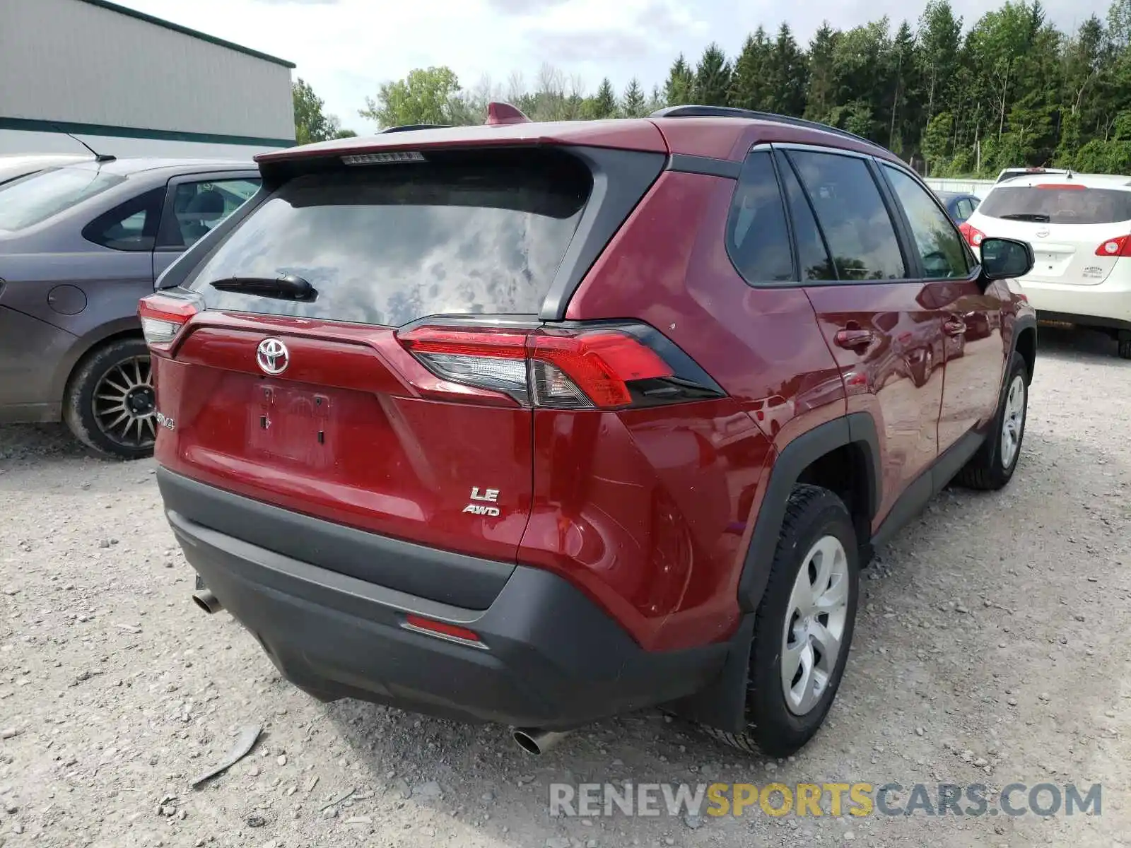 4 Photograph of a damaged car 2T3F1RFV2LC078280 TOYOTA RAV4 2020