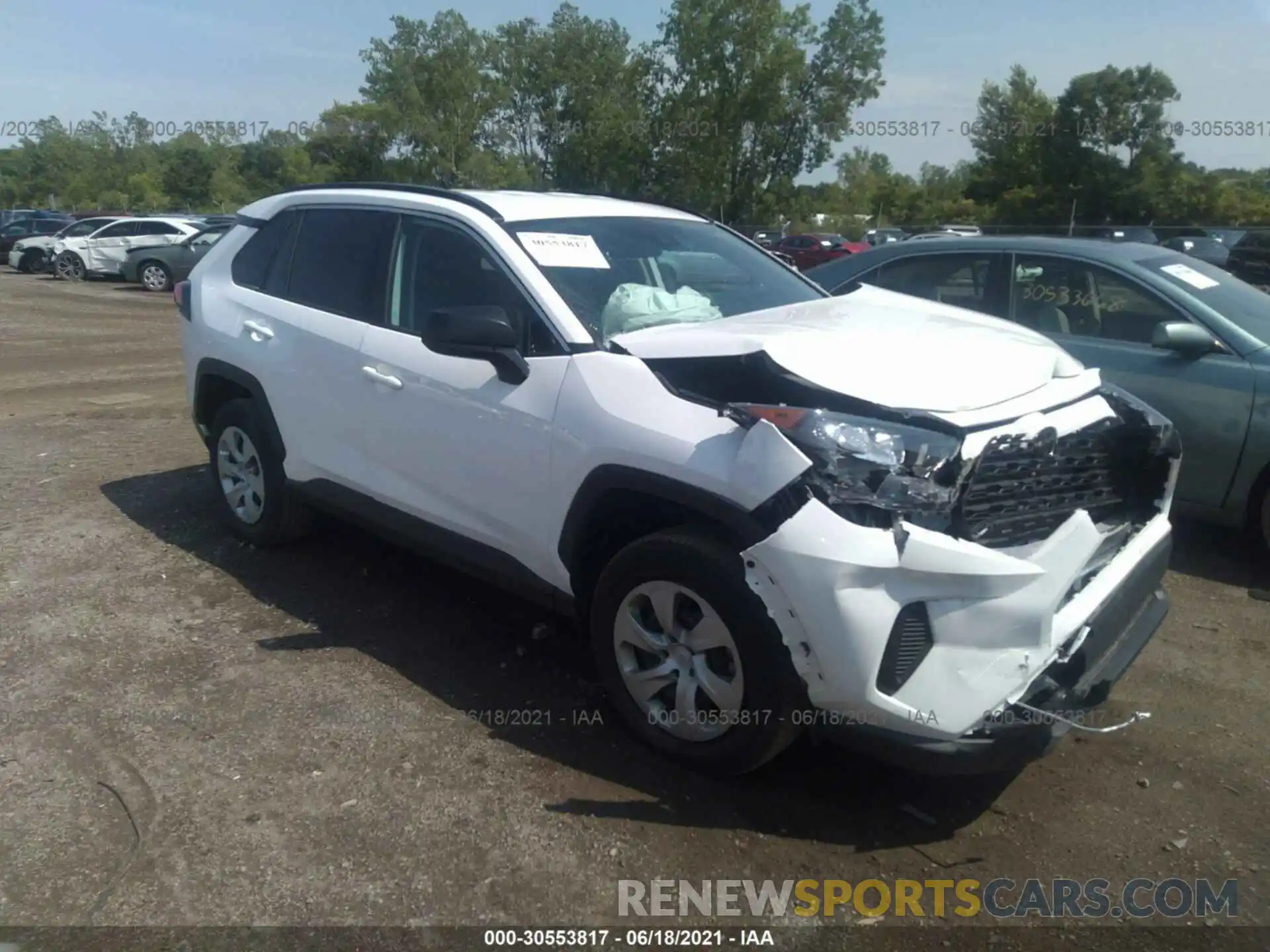 1 Photograph of a damaged car 2T3F1RFV2LC114758 TOYOTA RAV4 2020