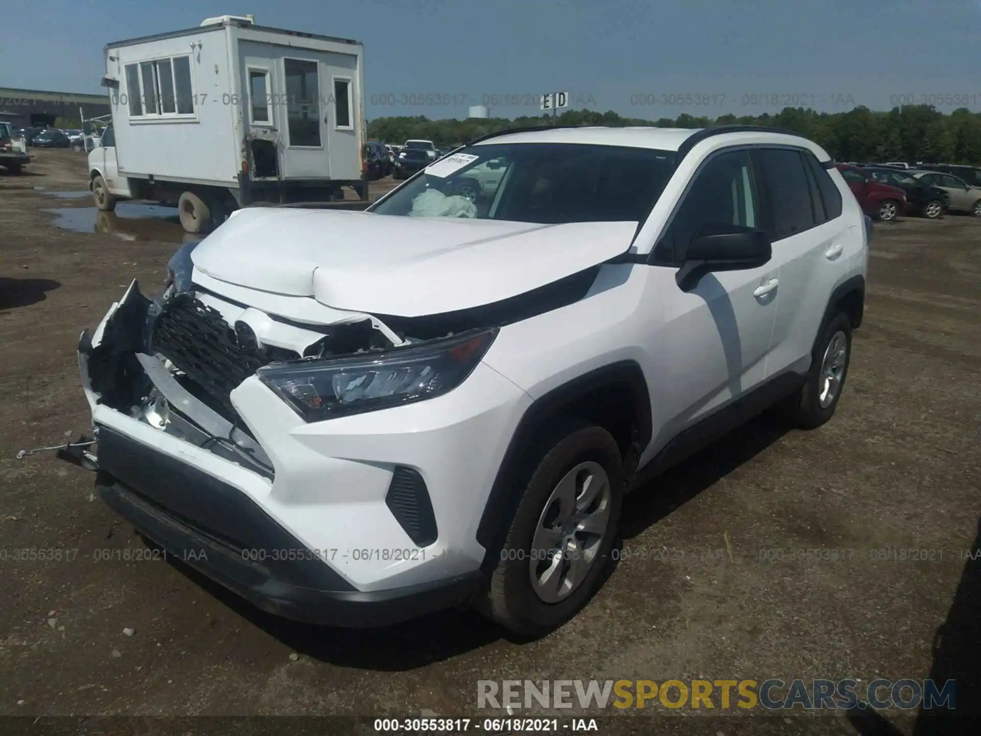 2 Photograph of a damaged car 2T3F1RFV2LC114758 TOYOTA RAV4 2020