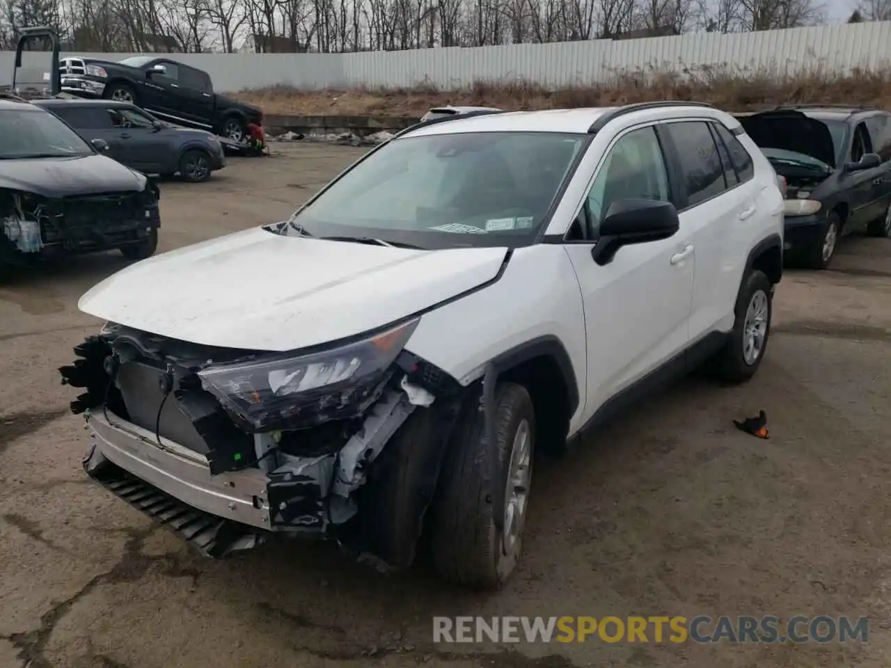 2 Photograph of a damaged car 2T3F1RFV2LC121483 TOYOTA RAV4 2020