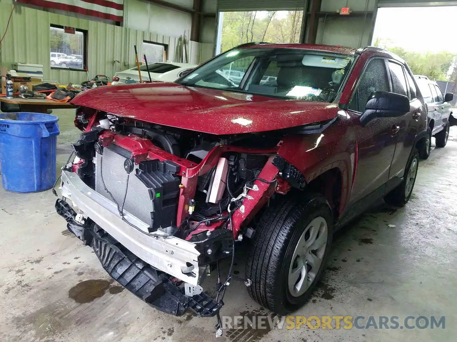 2 Photograph of a damaged car 2T3F1RFV2LW095630 TOYOTA RAV4 2020