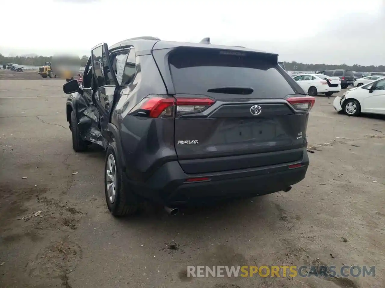 3 Photograph of a damaged car 2T3F1RFV2LW117173 TOYOTA RAV4 2020