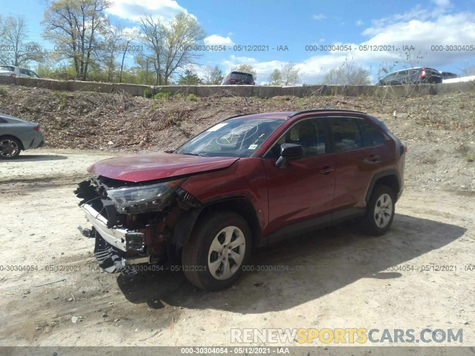 2 Photograph of a damaged car 2T3F1RFV2LW125807 TOYOTA RAV4 2020