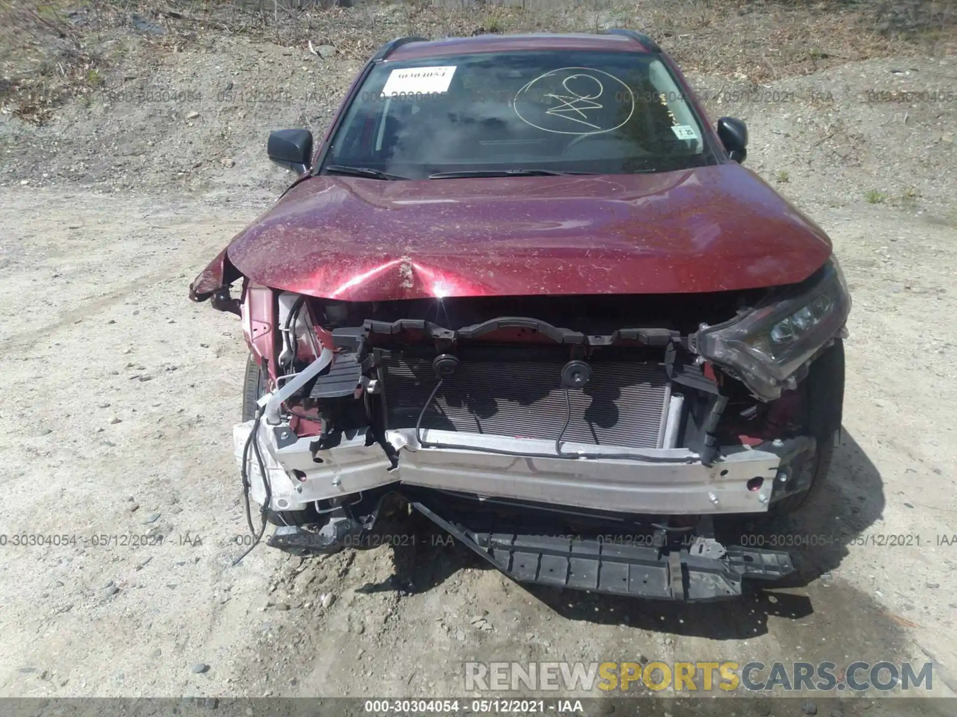 6 Photograph of a damaged car 2T3F1RFV2LW125807 TOYOTA RAV4 2020