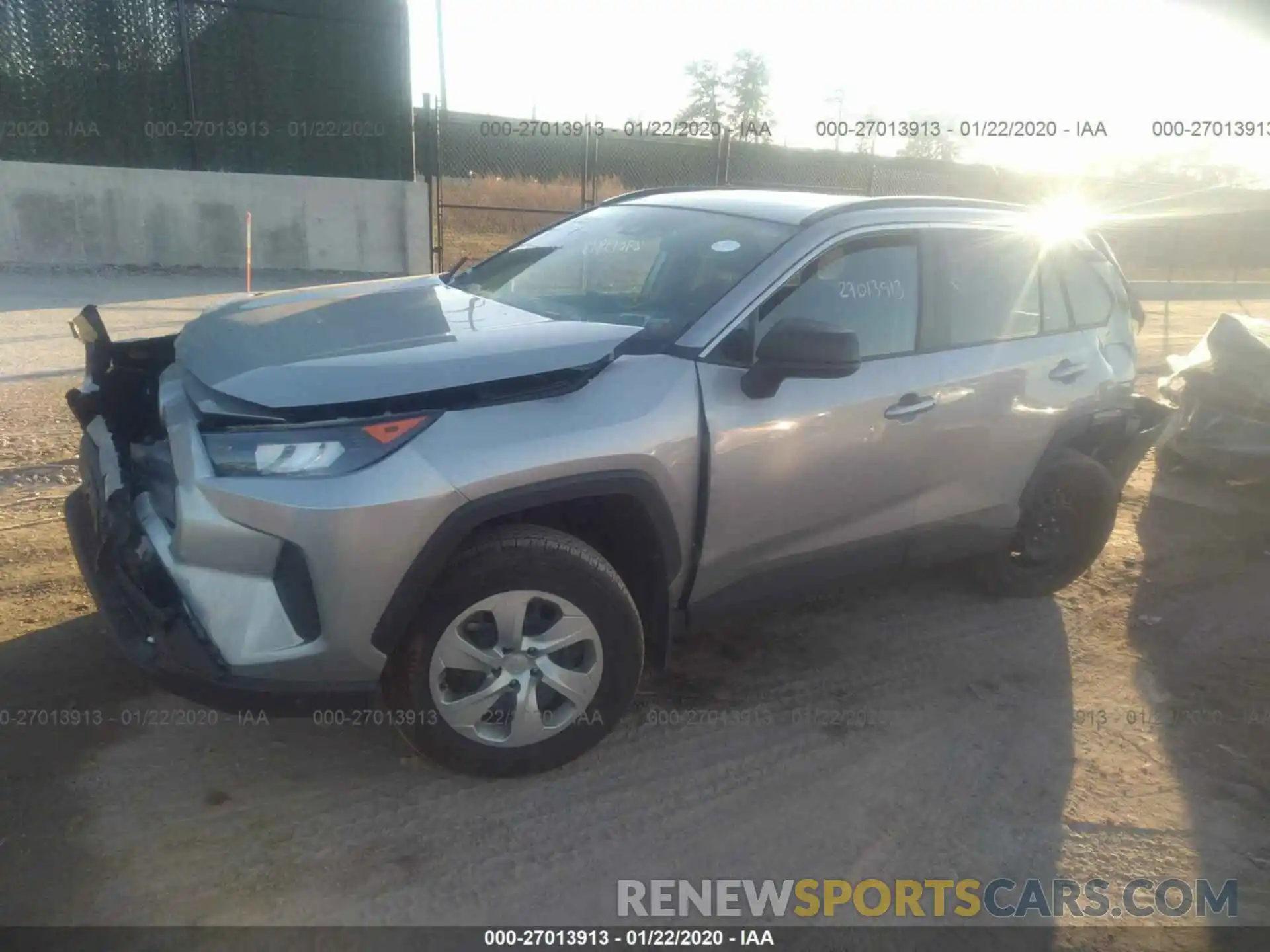 2 Photograph of a damaged car 2T3F1RFV3LC061228 TOYOTA RAV4 2020