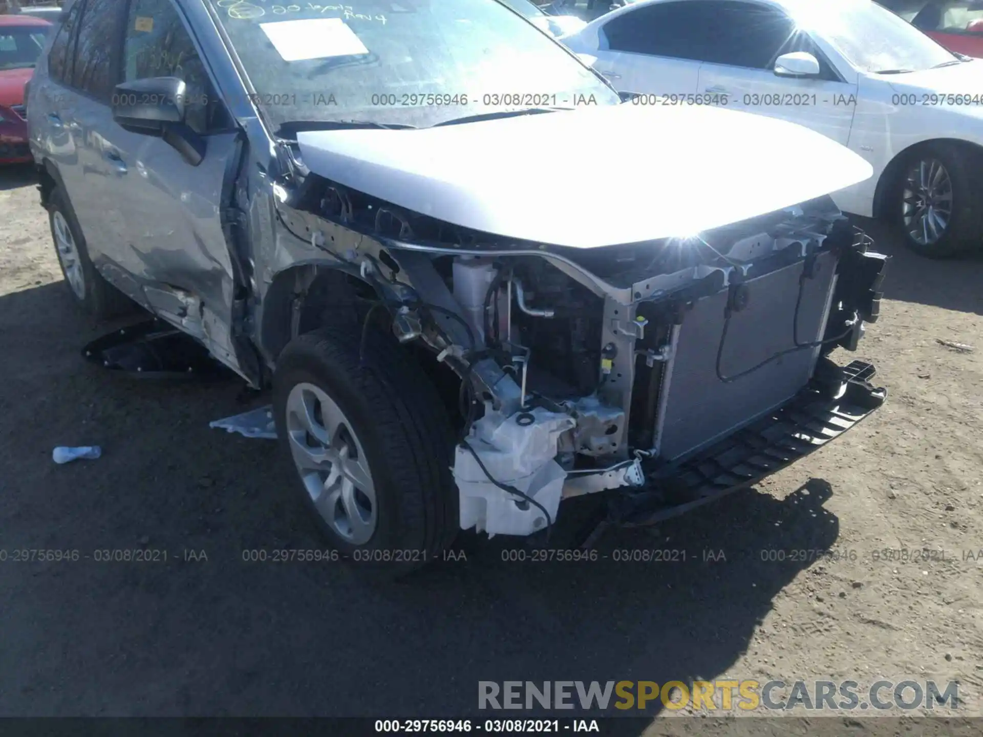 6 Photograph of a damaged car 2T3F1RFV3LC075551 TOYOTA RAV4 2020