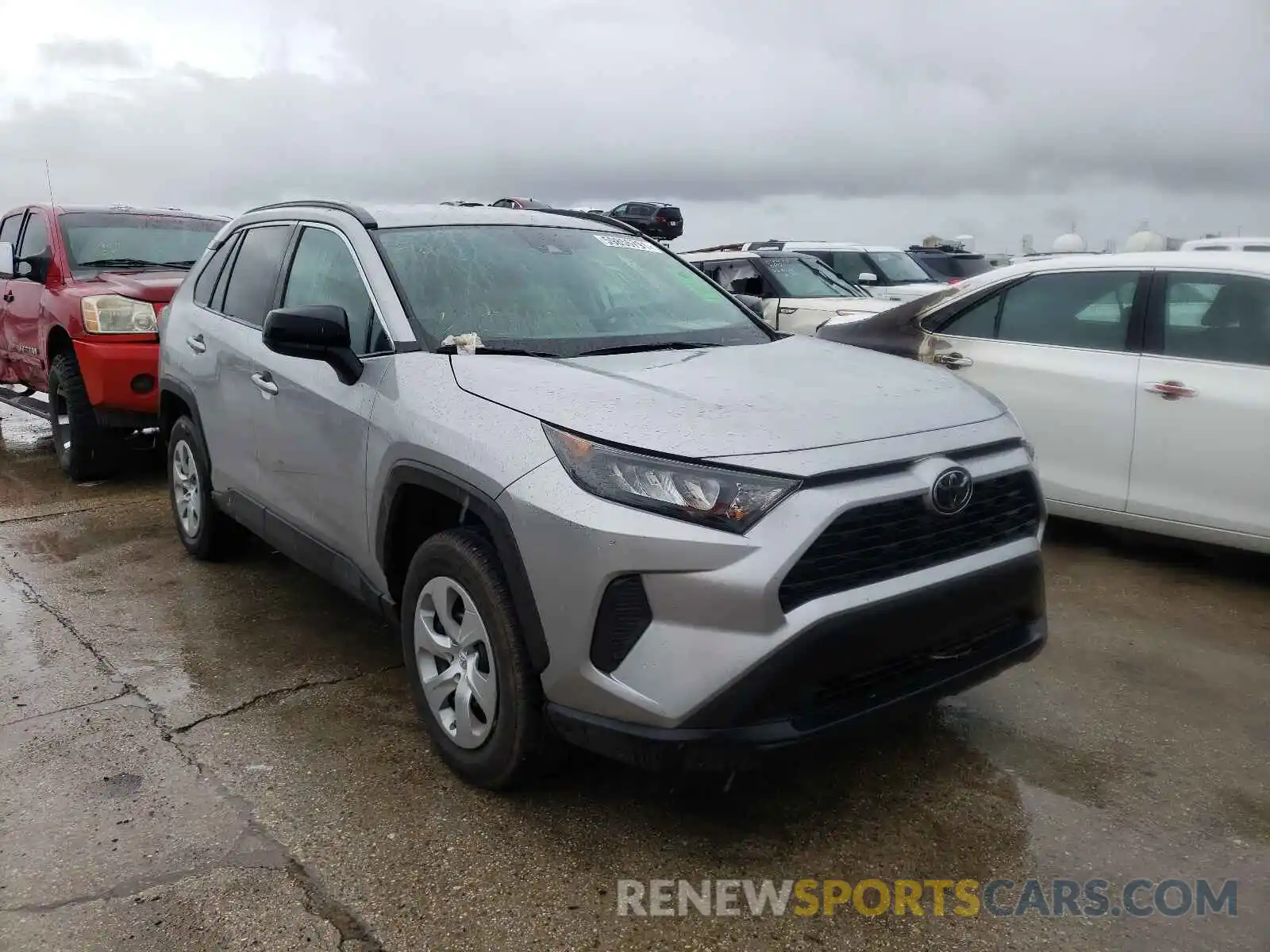 1 Photograph of a damaged car 2T3F1RFV3LC079826 TOYOTA RAV4 2020