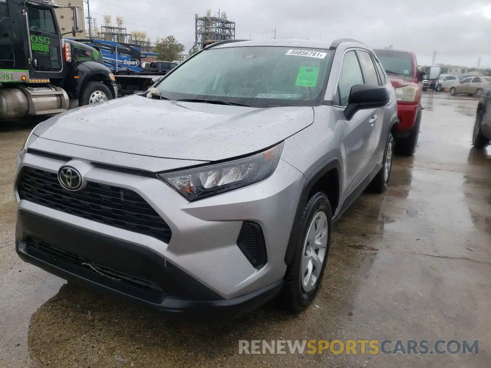 2 Photograph of a damaged car 2T3F1RFV3LC079826 TOYOTA RAV4 2020