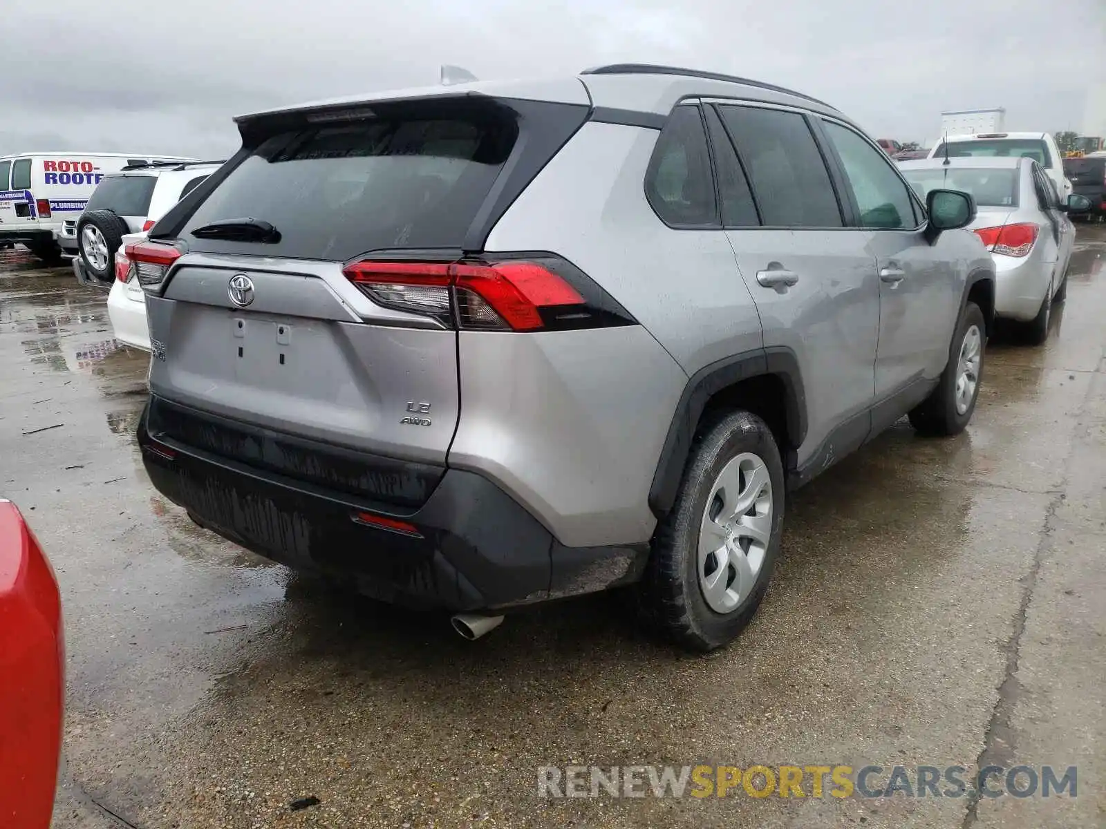 4 Photograph of a damaged car 2T3F1RFV3LC079826 TOYOTA RAV4 2020