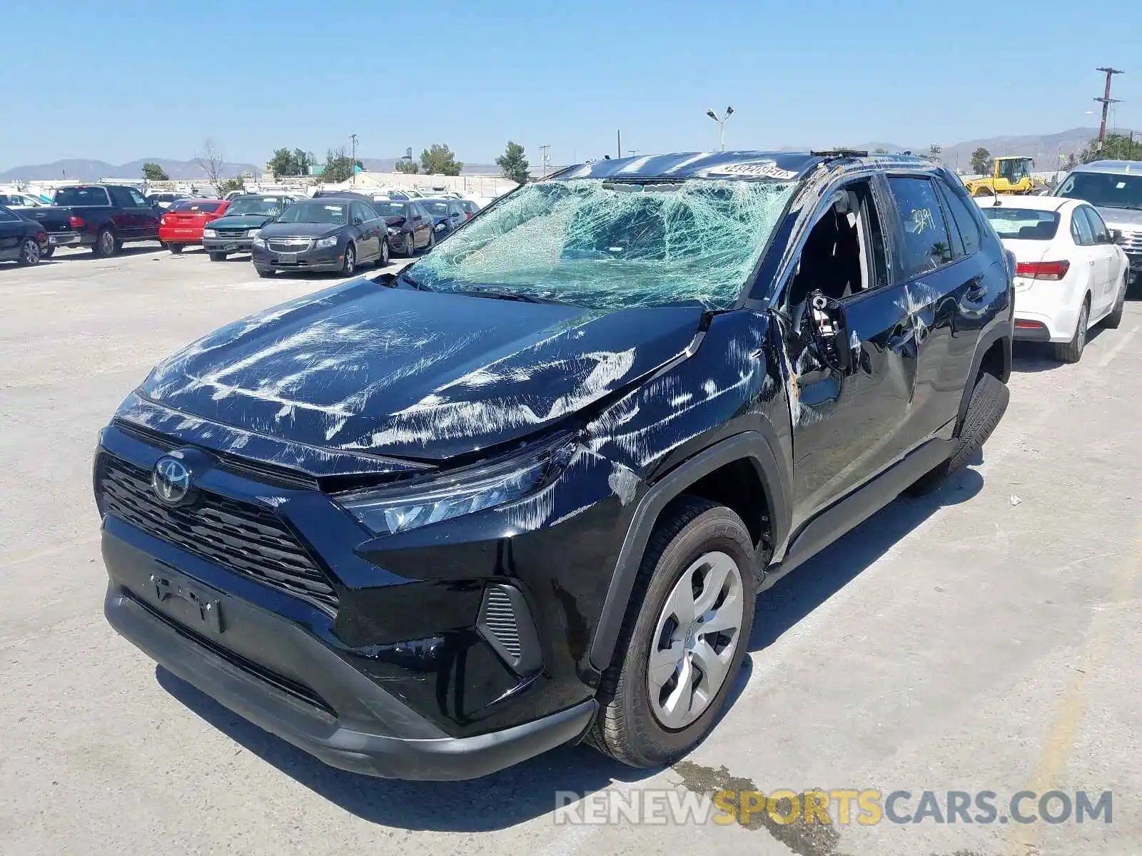 2 Photograph of a damaged car 2T3F1RFV3LC083360 TOYOTA RAV4 2020