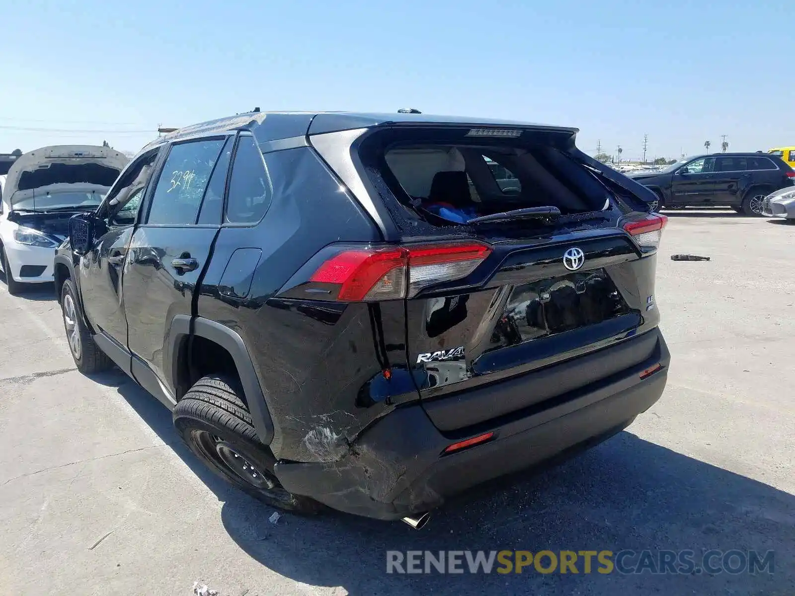 3 Photograph of a damaged car 2T3F1RFV3LC083360 TOYOTA RAV4 2020