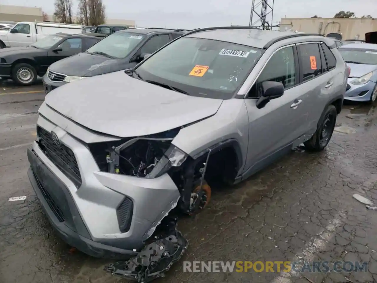 2 Photograph of a damaged car 2T3F1RFV3LC084444 TOYOTA RAV4 2020