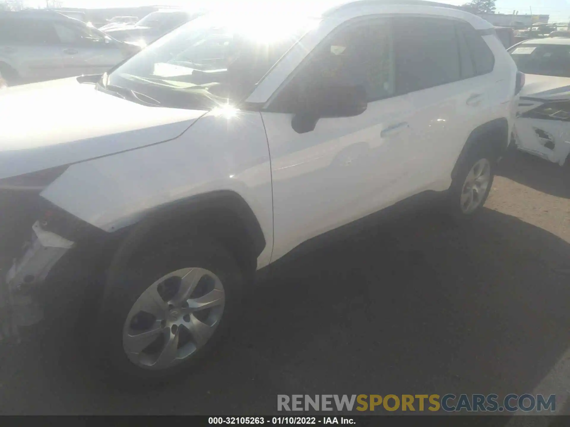 2 Photograph of a damaged car 2T3F1RFV3LC084895 TOYOTA RAV4 2020