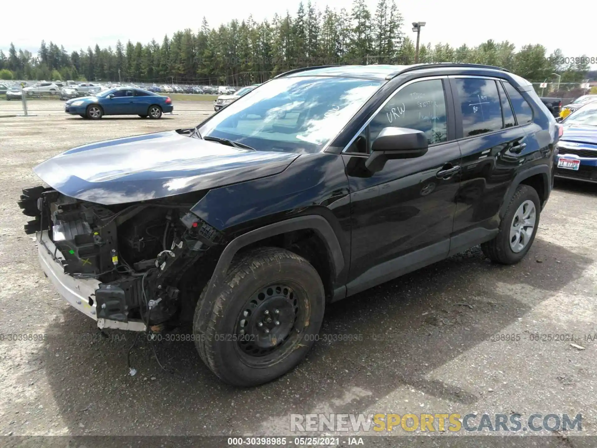 2 Photograph of a damaged car 2T3F1RFV3LC086453 TOYOTA RAV4 2020