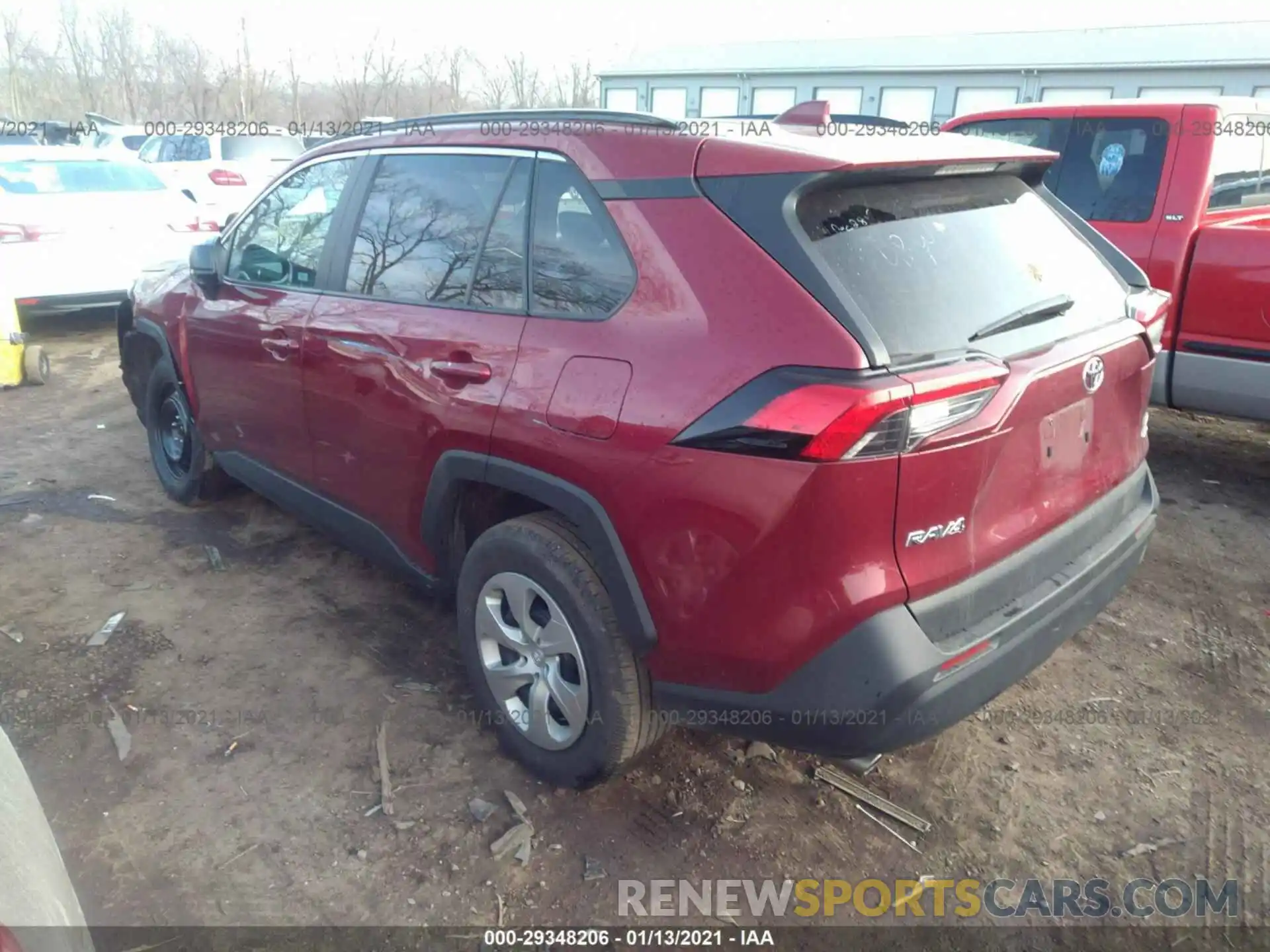 3 Photograph of a damaged car 2T3F1RFV3LC087893 TOYOTA RAV4 2020