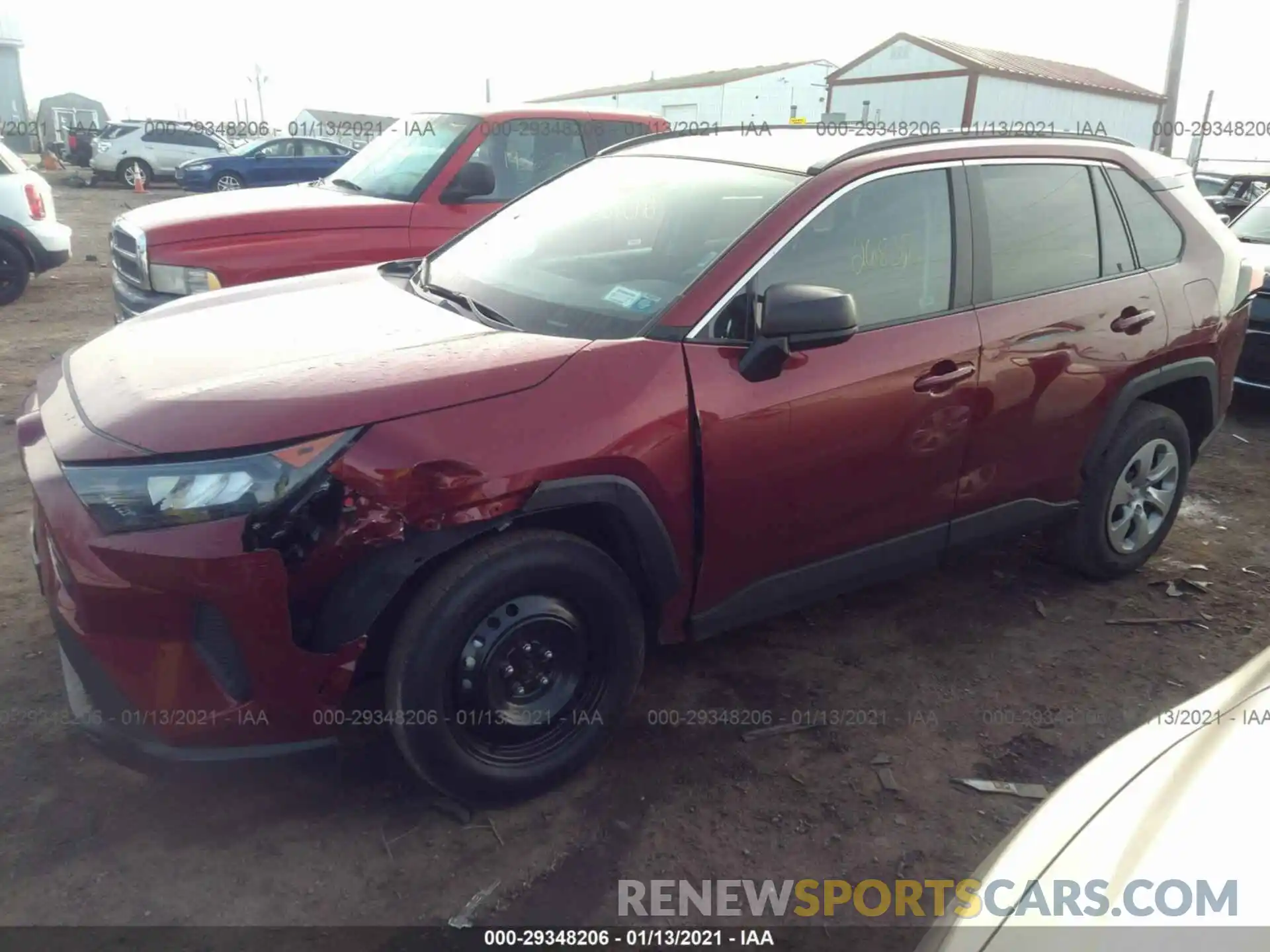 6 Photograph of a damaged car 2T3F1RFV3LC087893 TOYOTA RAV4 2020