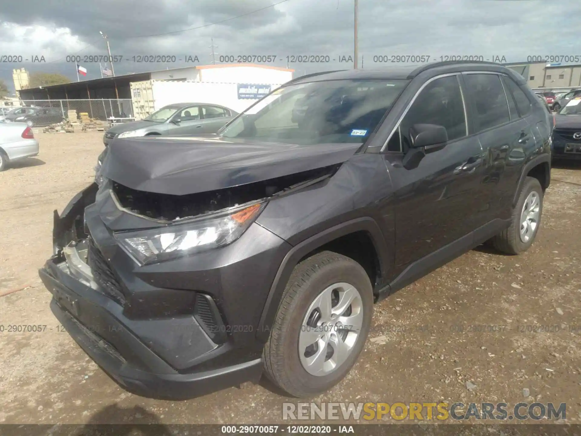 2 Photograph of a damaged car 2T3F1RFV3LC094424 TOYOTA RAV4 2020