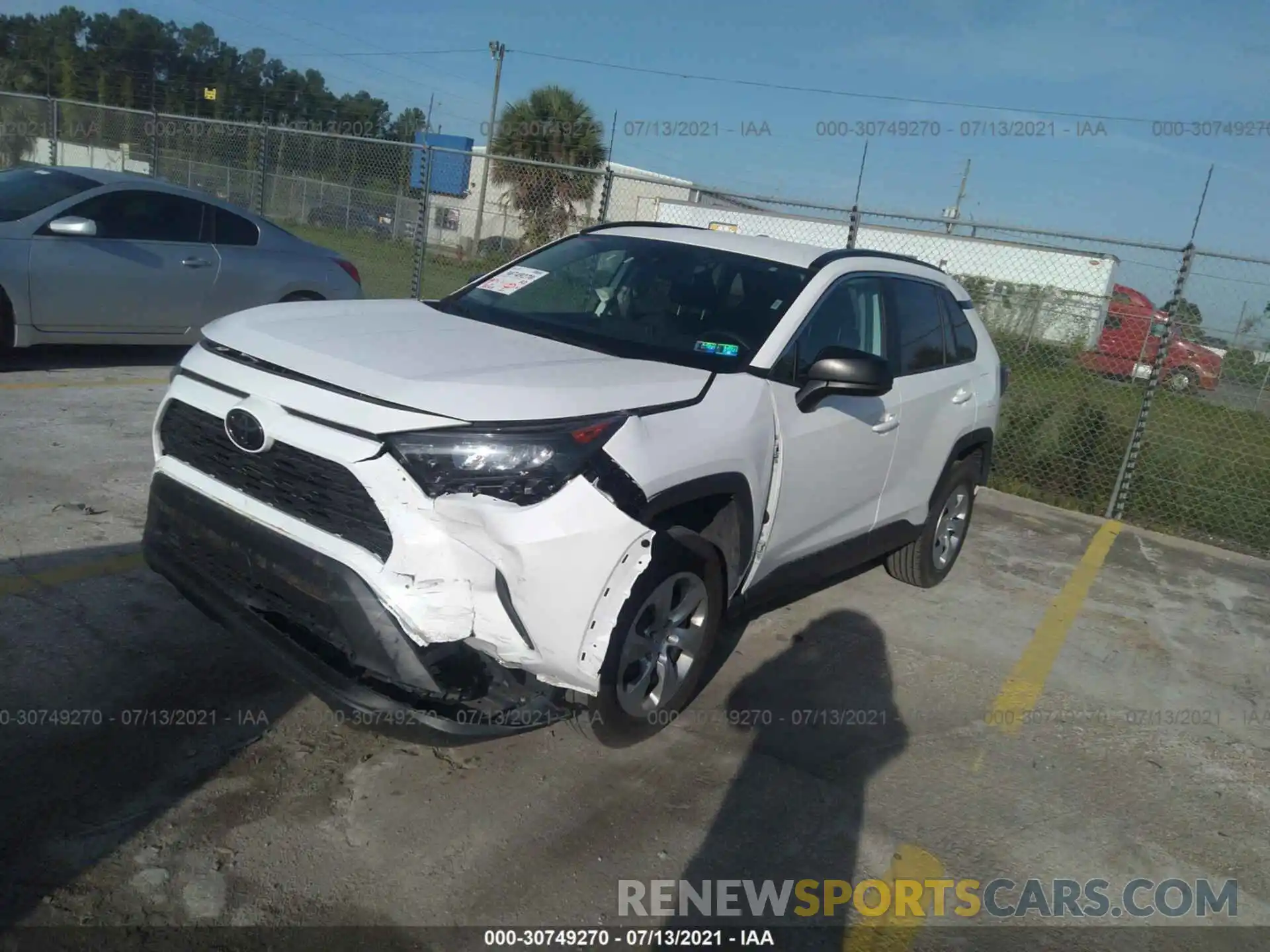 2 Photograph of a damaged car 2T3F1RFV3LC098778 TOYOTA RAV4 2020