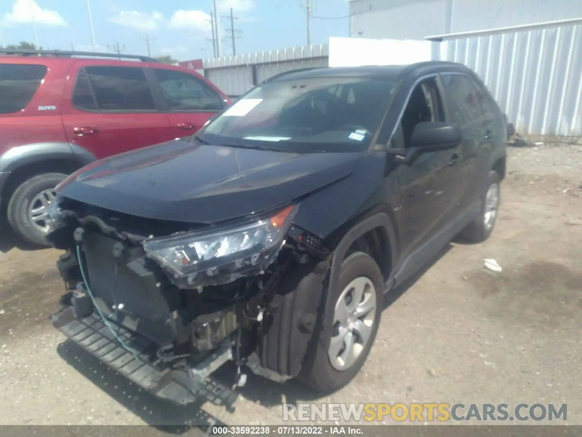 2 Photograph of a damaged car 2T3F1RFV3LC101131 TOYOTA RAV4 2020