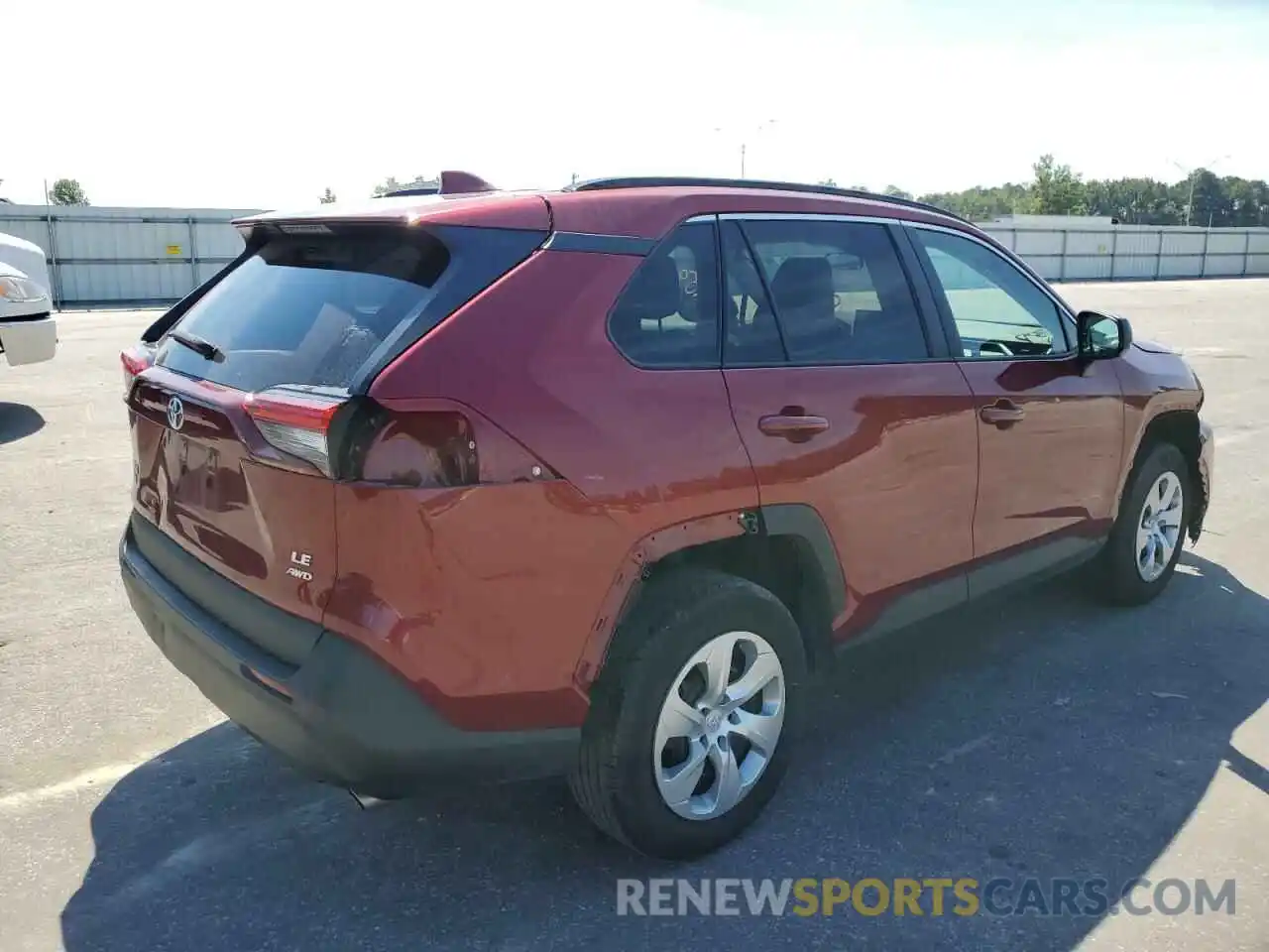 4 Photograph of a damaged car 2T3F1RFV3LC107737 TOYOTA RAV4 2020