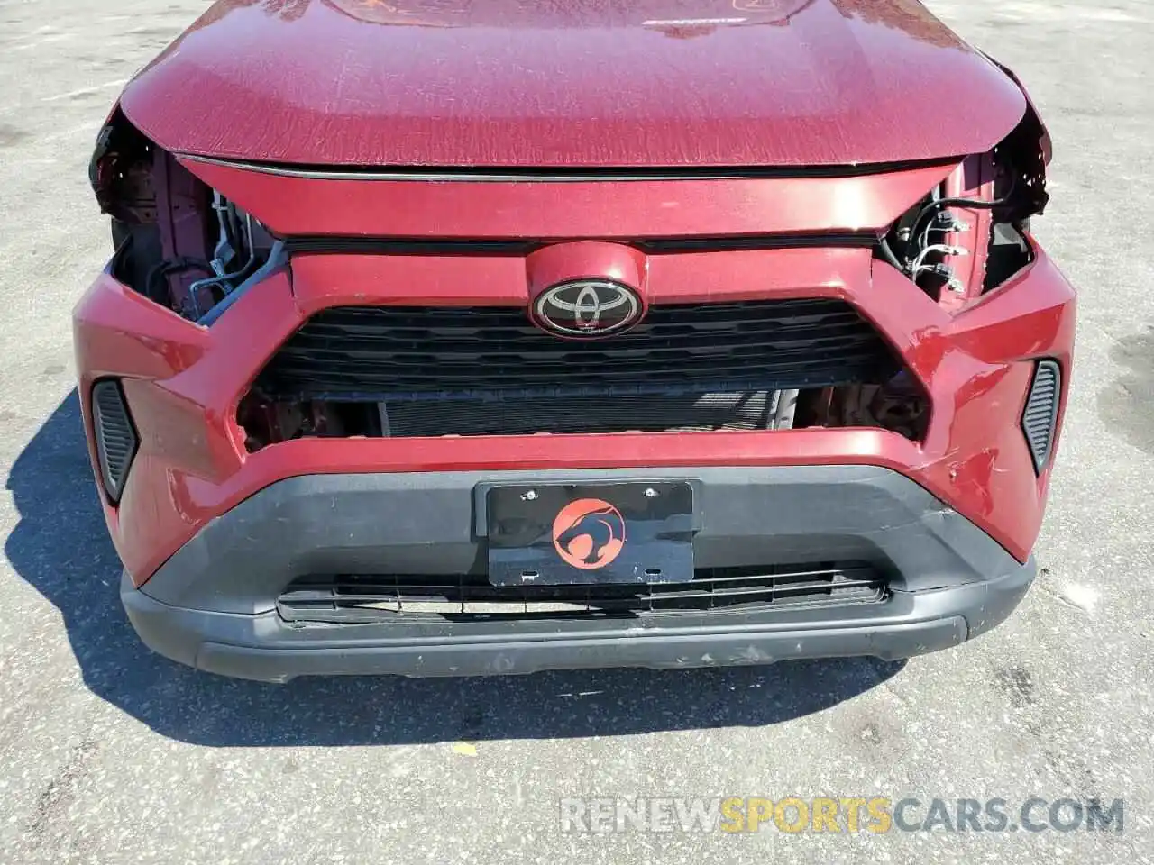 9 Photograph of a damaged car 2T3F1RFV3LC107737 TOYOTA RAV4 2020