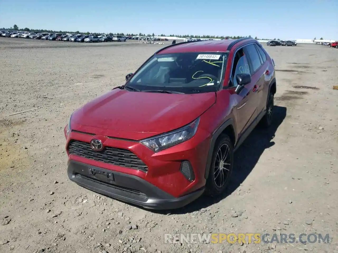 2 Photograph of a damaged car 2T3F1RFV3LC115725 TOYOTA RAV4 2020