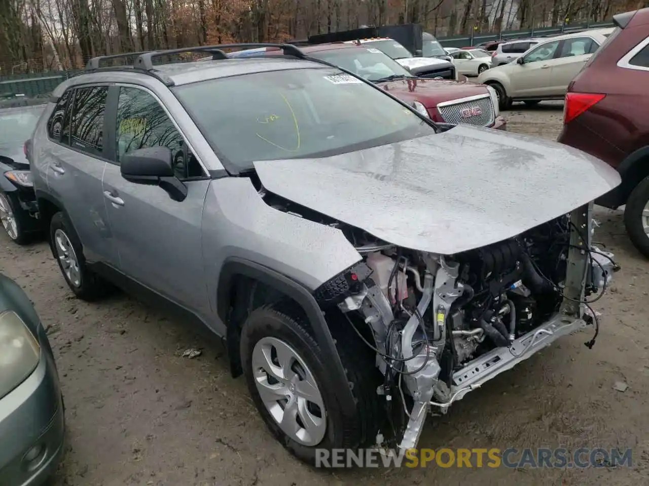 1 Photograph of a damaged car 2T3F1RFV3LC131388 TOYOTA RAV4 2020