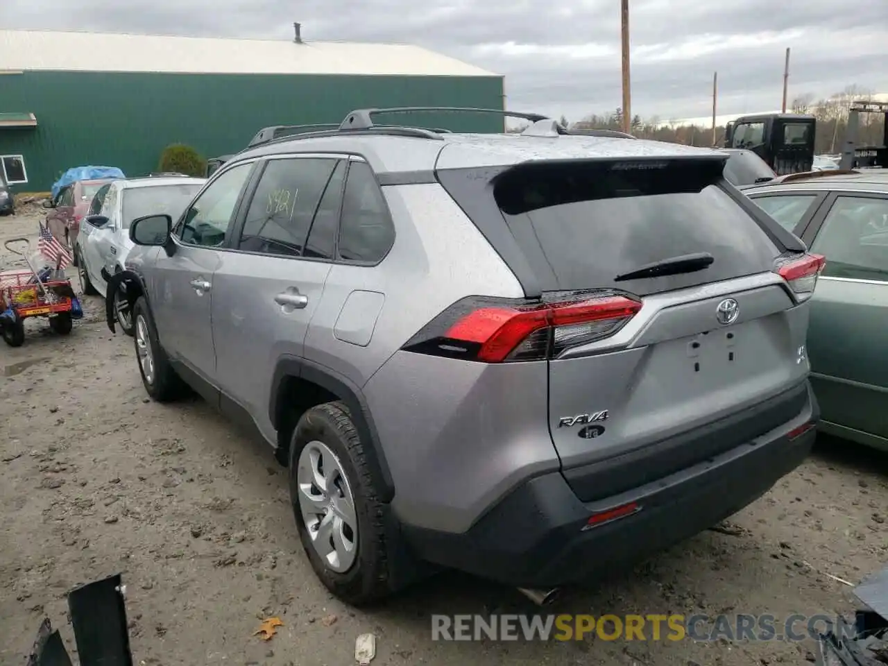 2 Photograph of a damaged car 2T3F1RFV3LC131388 TOYOTA RAV4 2020