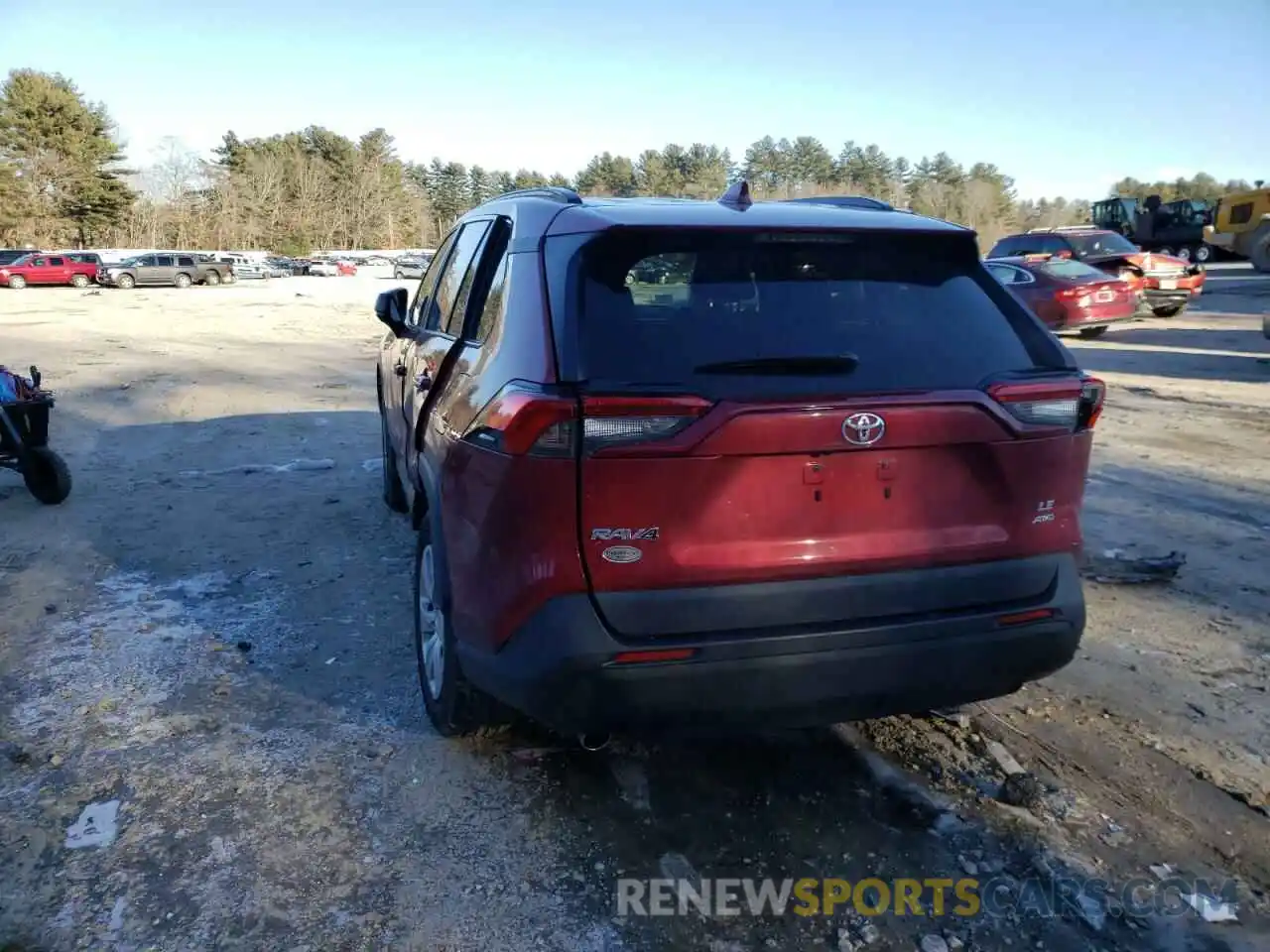 3 Photograph of a damaged car 2T3F1RFV3LC132931 TOYOTA RAV4 2020