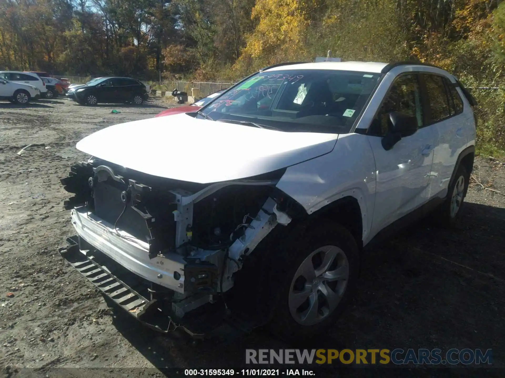 2 Photograph of a damaged car 2T3F1RFV3LW084359 TOYOTA RAV4 2020