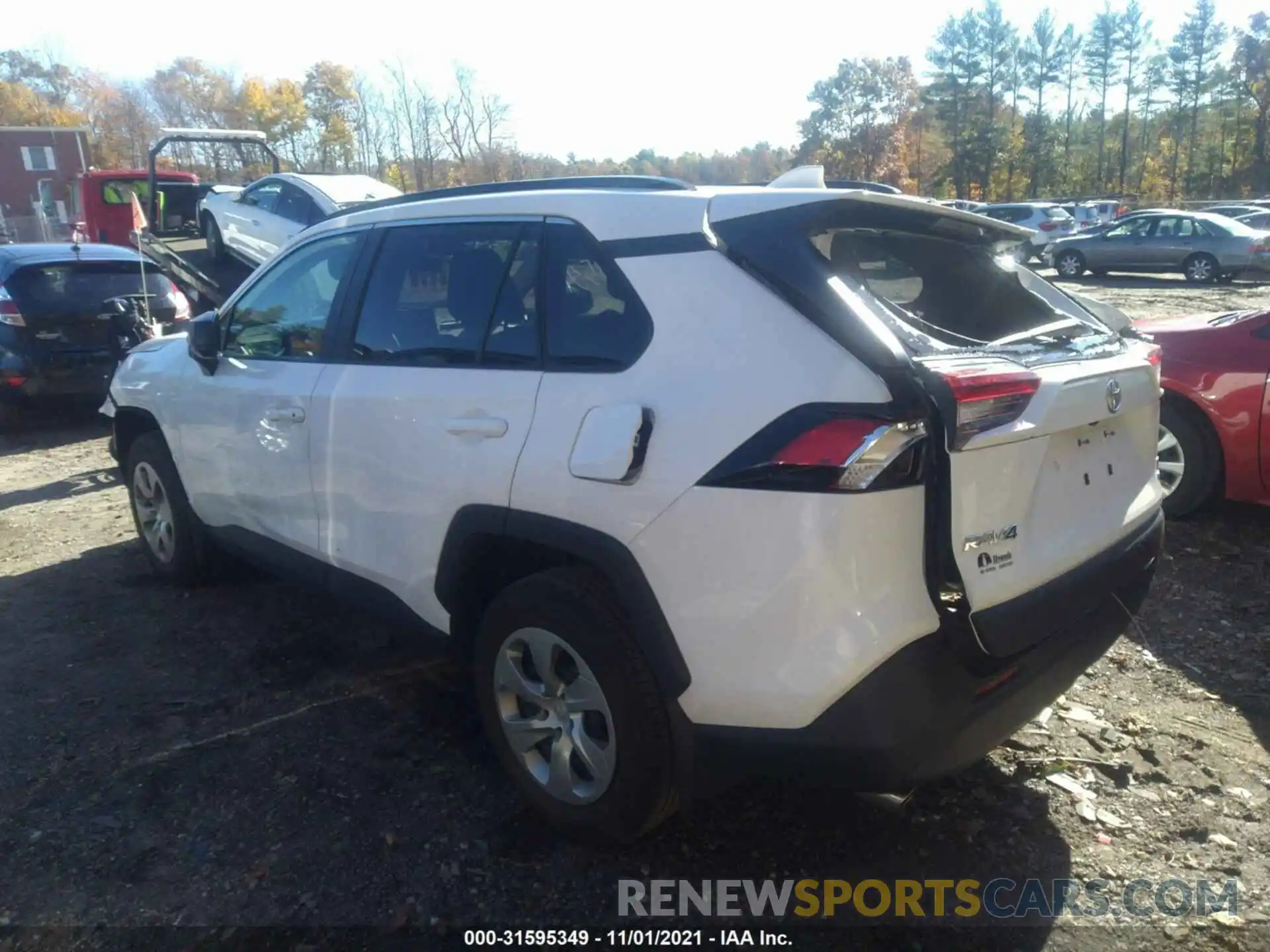 3 Photograph of a damaged car 2T3F1RFV3LW084359 TOYOTA RAV4 2020