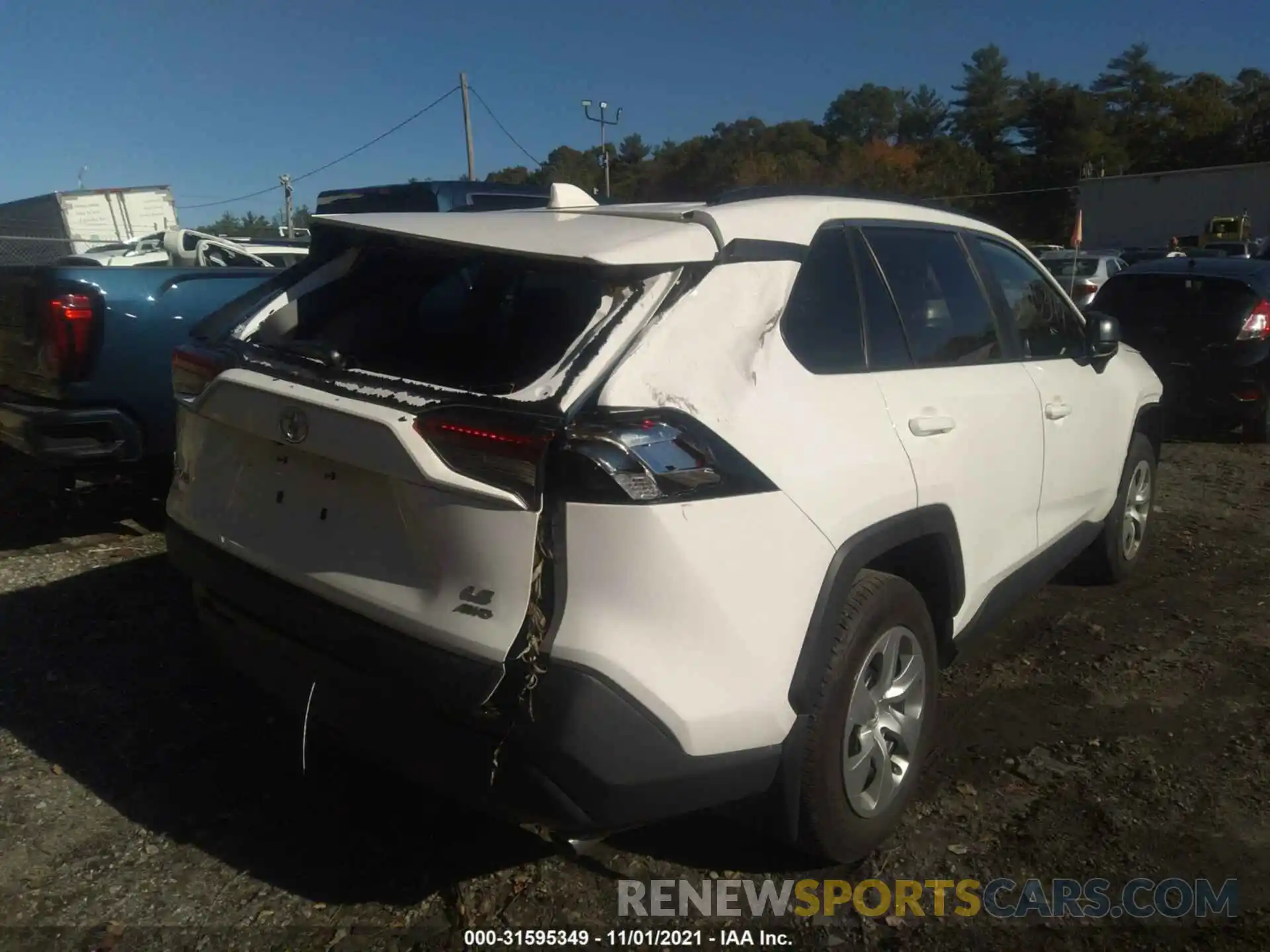 4 Photograph of a damaged car 2T3F1RFV3LW084359 TOYOTA RAV4 2020