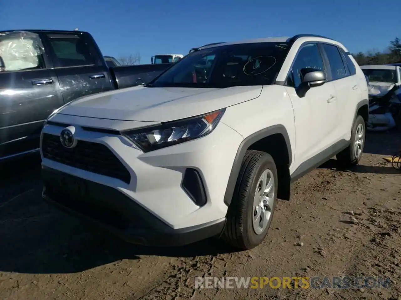 2 Photograph of a damaged car 2T3F1RFV3LW090338 TOYOTA RAV4 2020