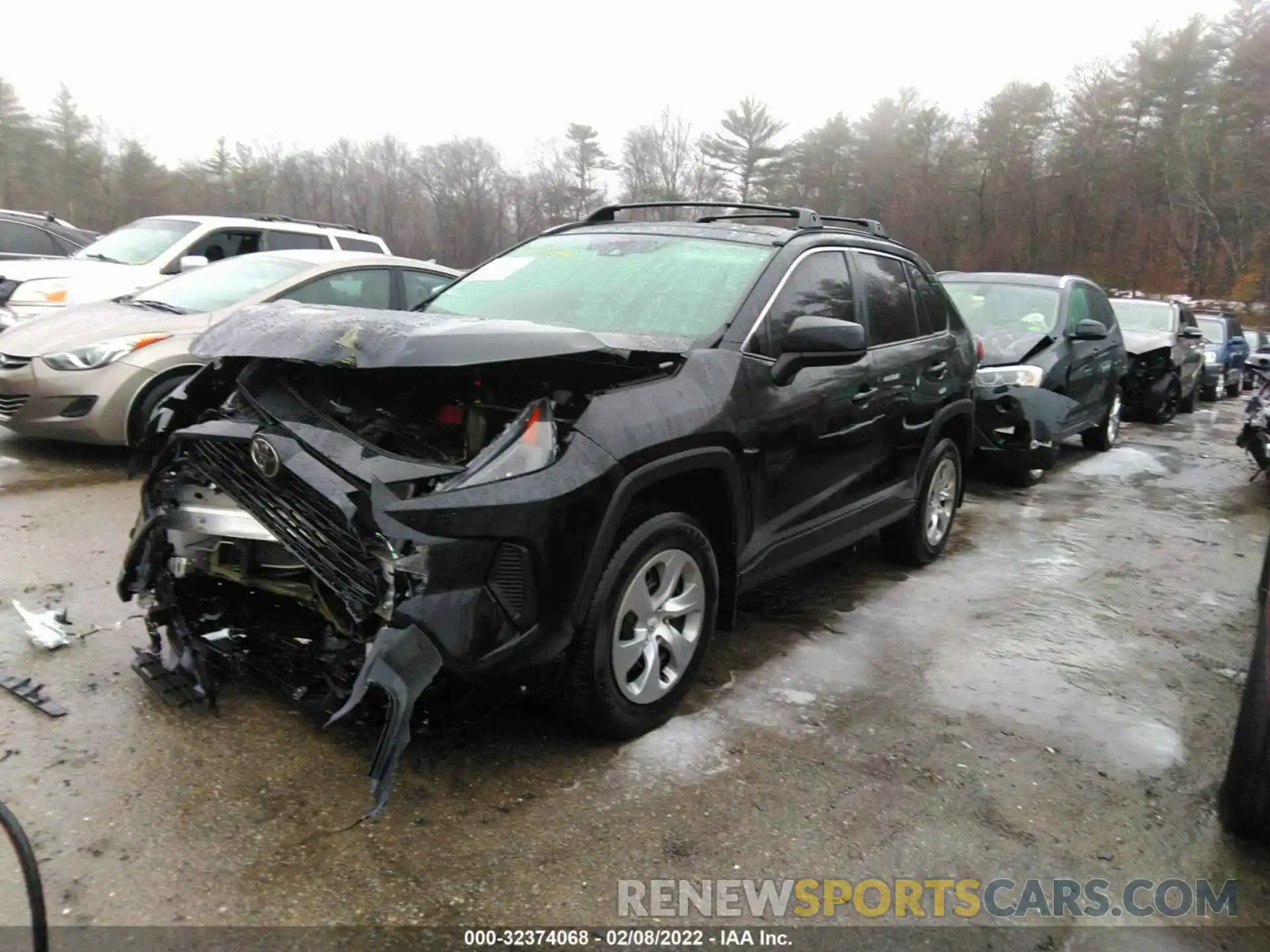 2 Photograph of a damaged car 2T3F1RFV3LW092672 TOYOTA RAV4 2020