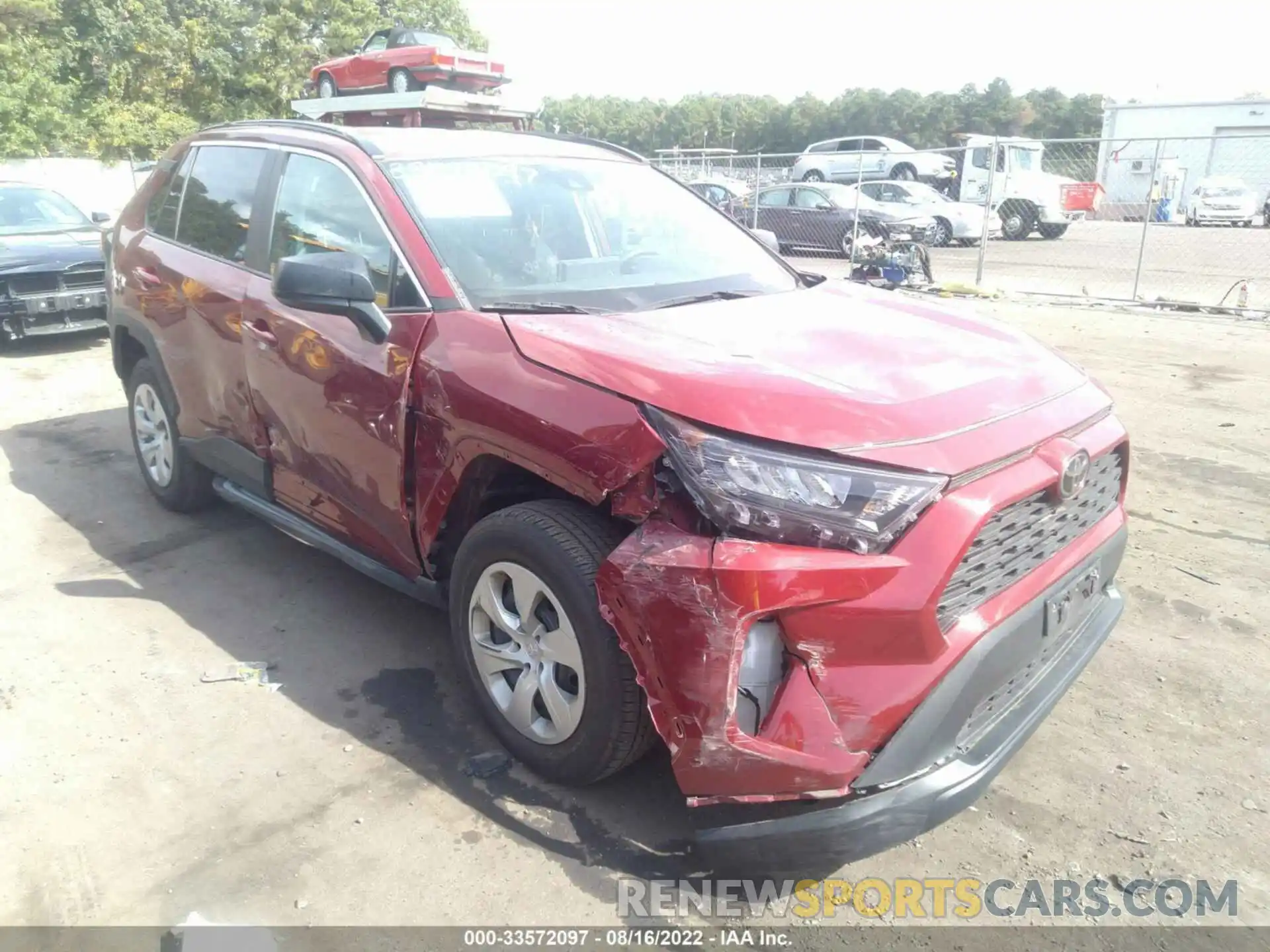 1 Photograph of a damaged car 2T3F1RFV3LW106361 TOYOTA RAV4 2020