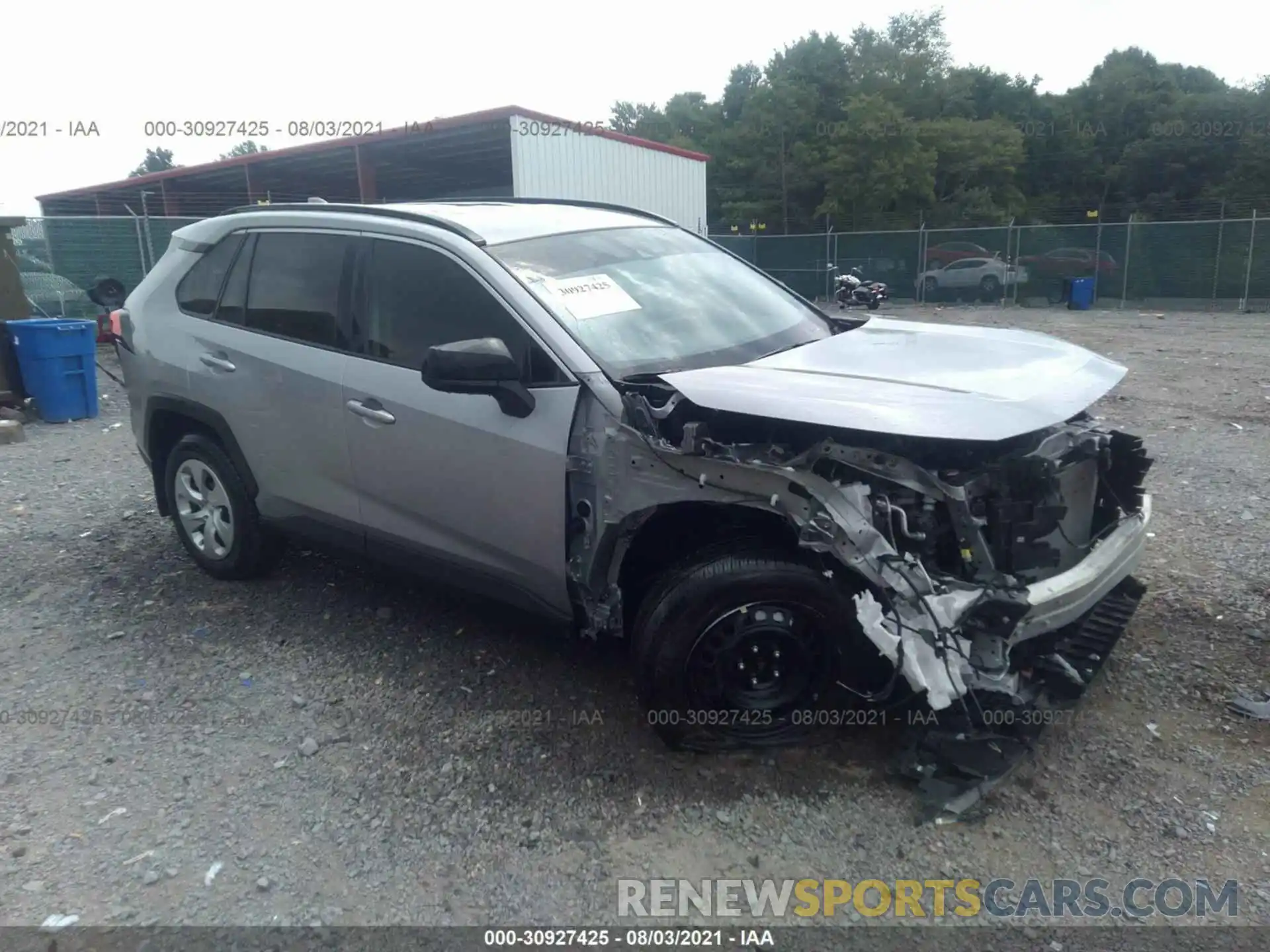 1 Photograph of a damaged car 2T3F1RFV3LW116999 TOYOTA RAV4 2020