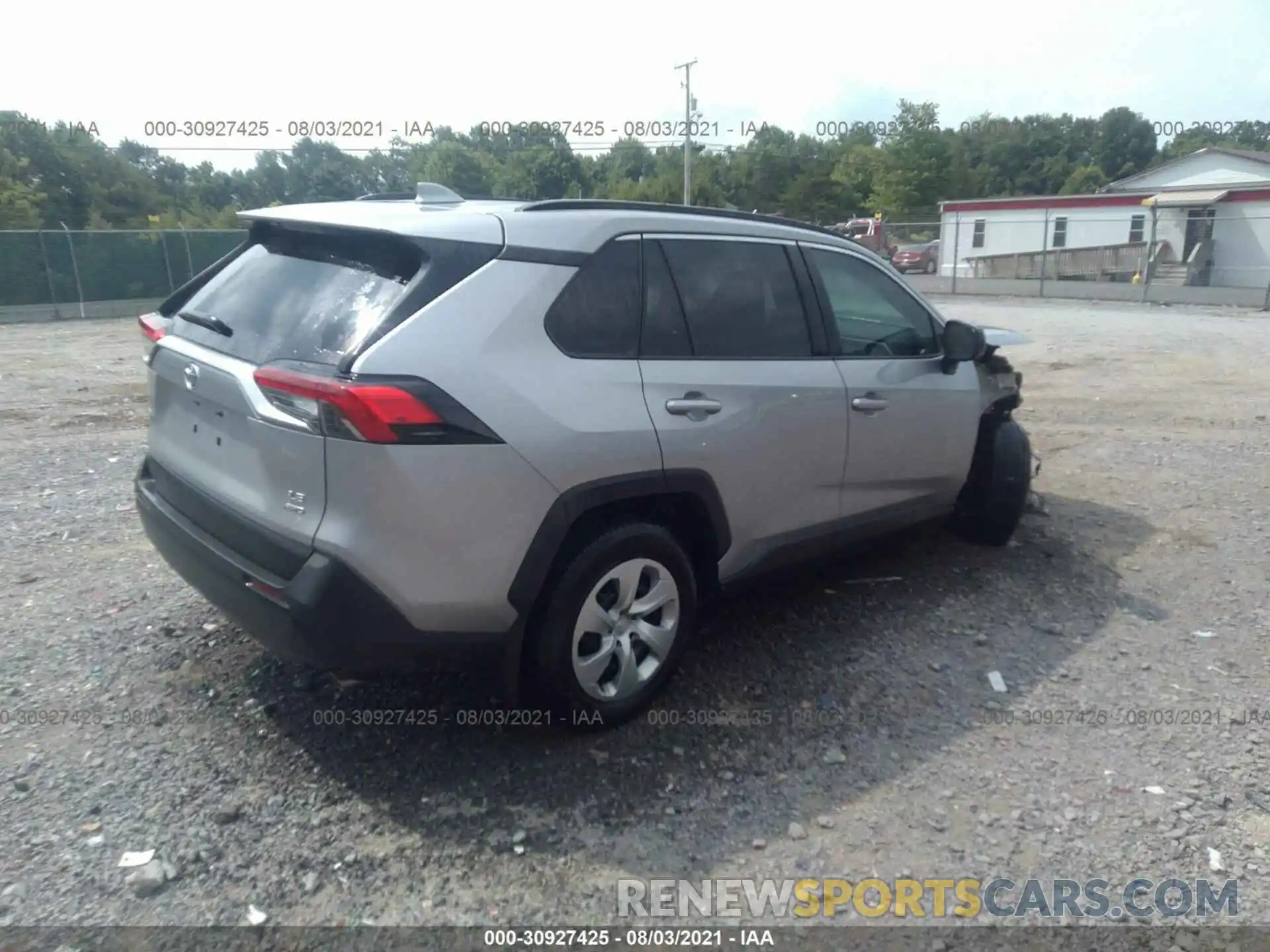 4 Photograph of a damaged car 2T3F1RFV3LW116999 TOYOTA RAV4 2020