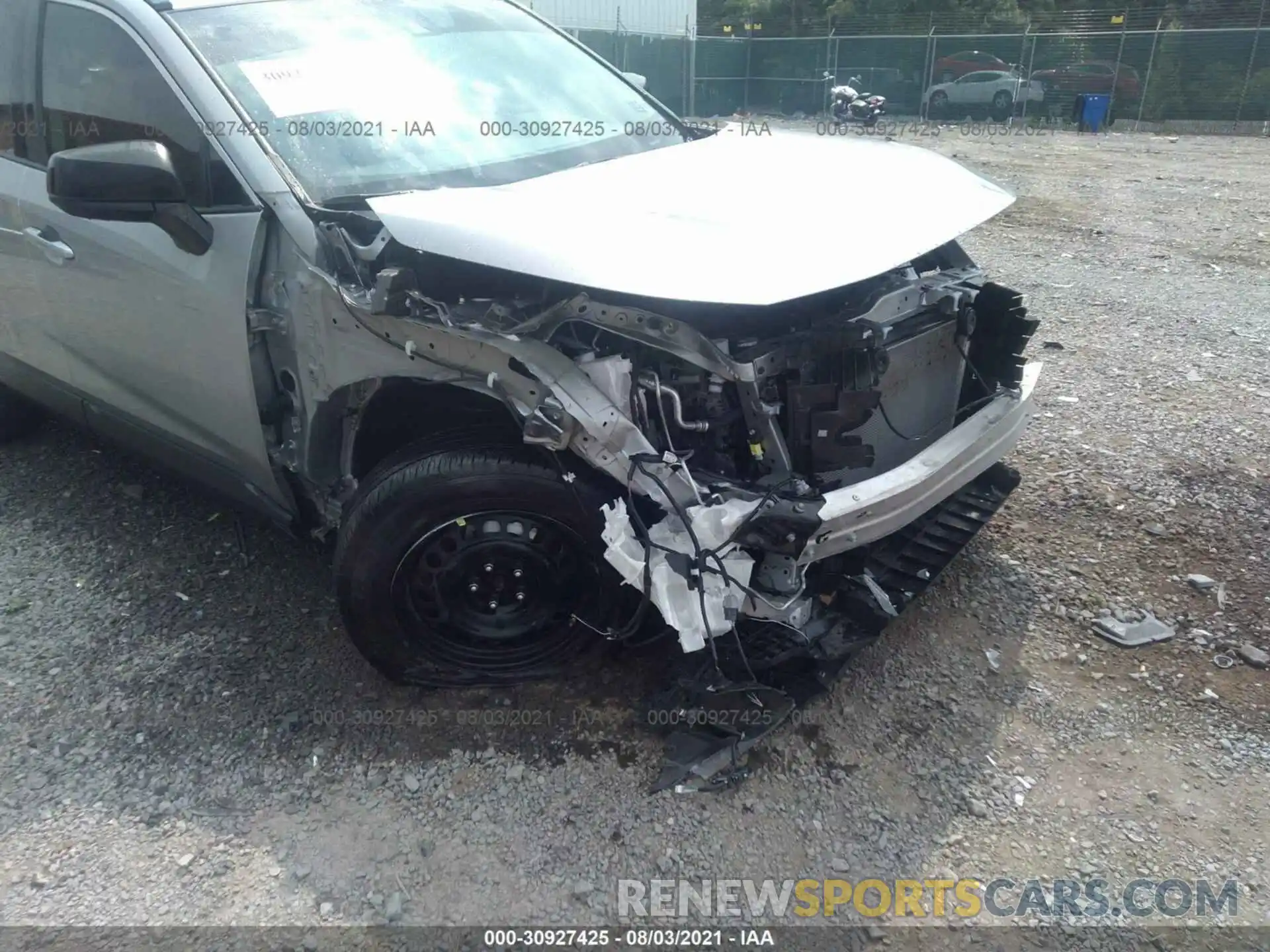 6 Photograph of a damaged car 2T3F1RFV3LW116999 TOYOTA RAV4 2020