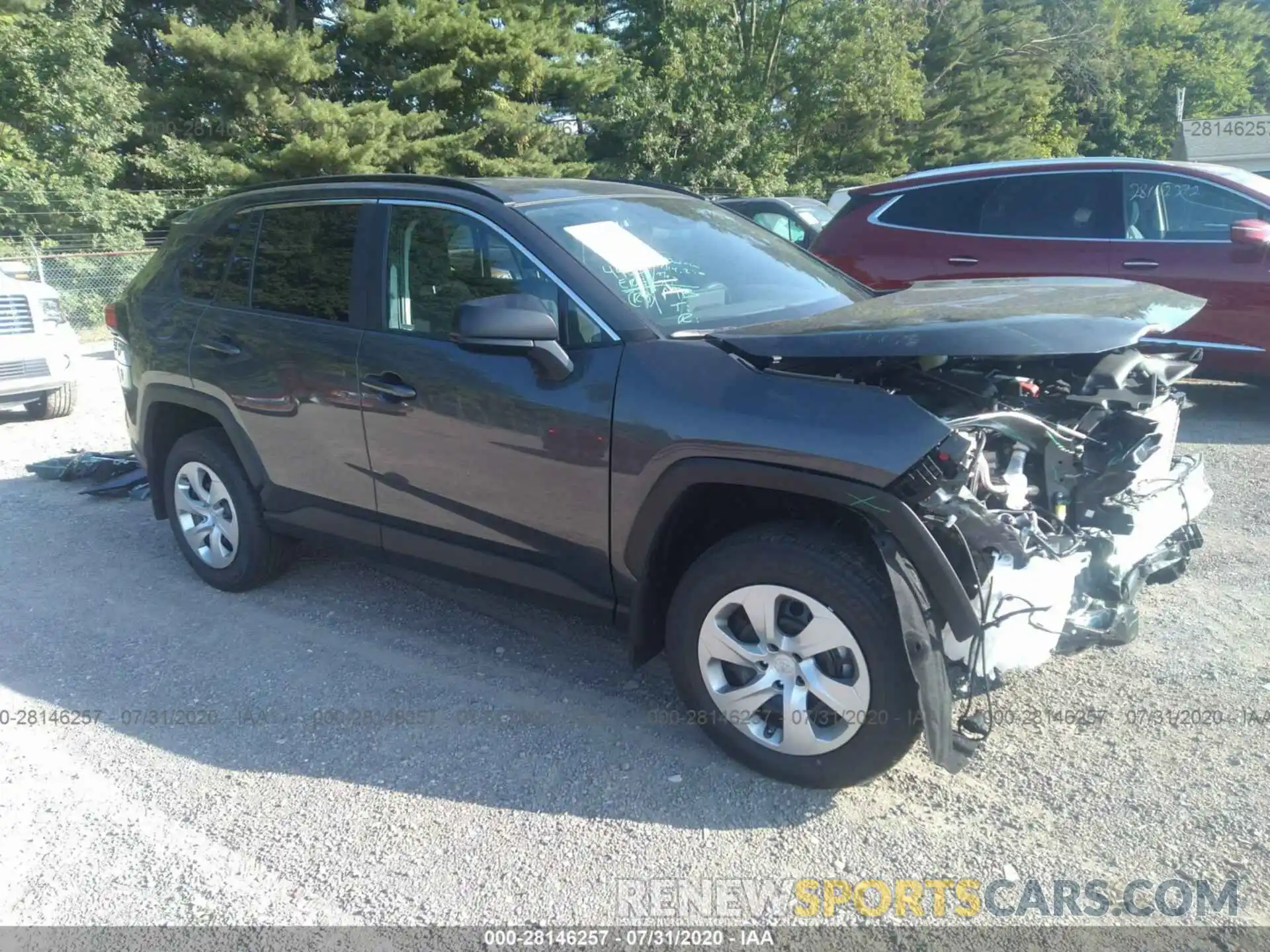 1 Photograph of a damaged car 2T3F1RFV3LW120907 TOYOTA RAV4 2020